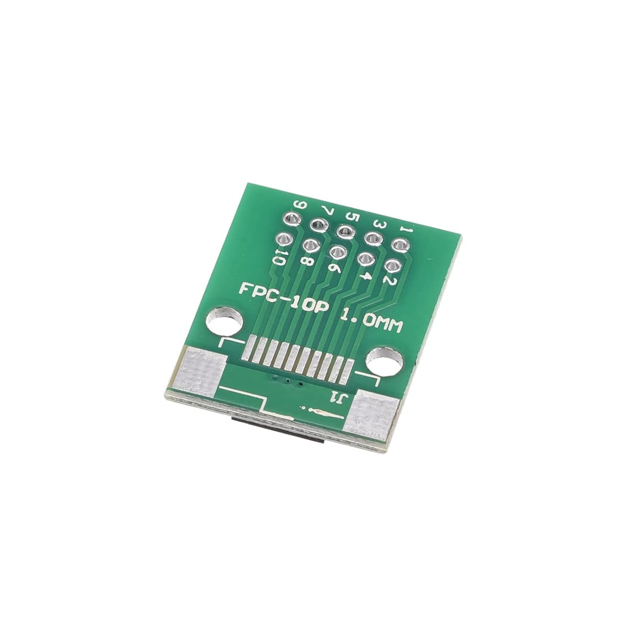 10 Pin 0.5mm FFC / FPC Adapter Board With Soldered Connector