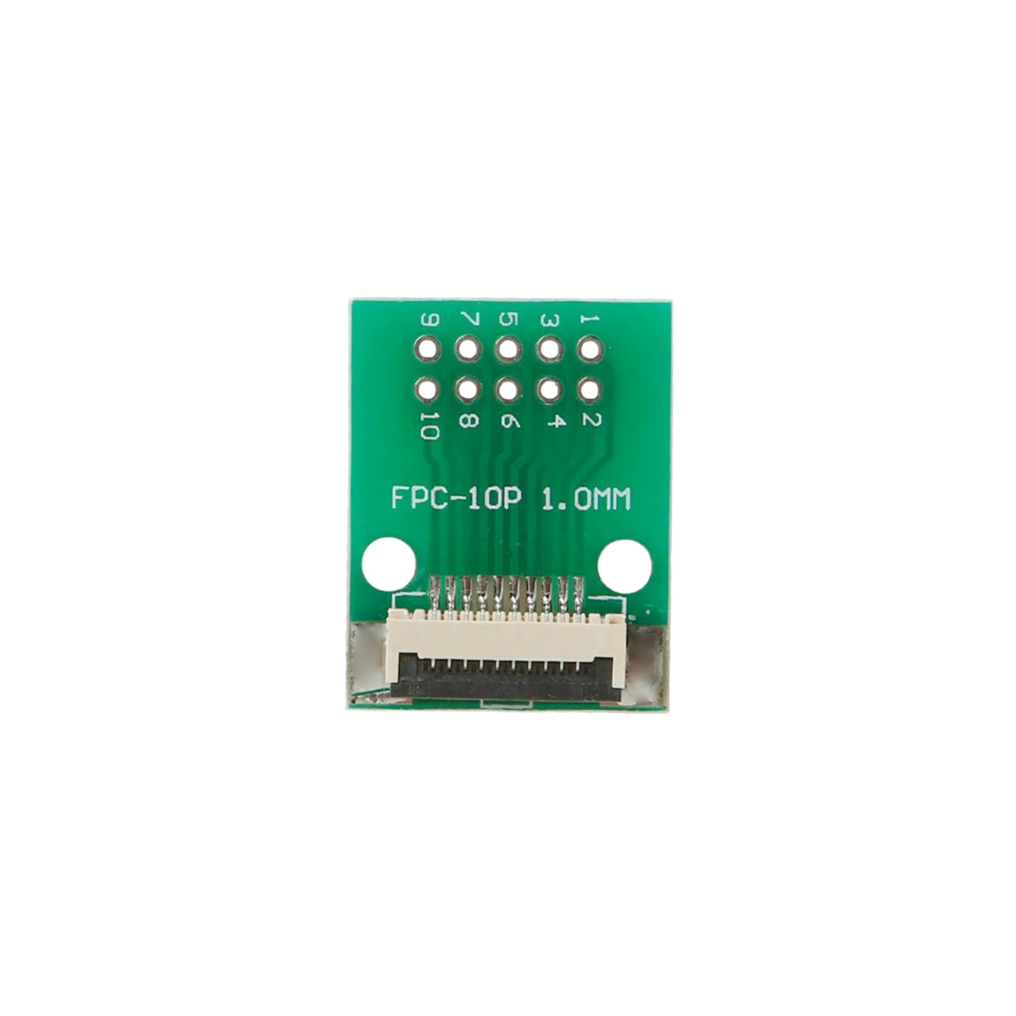 10 Pin 1mm FFC / FPC Adapter Board With Soldered Connector