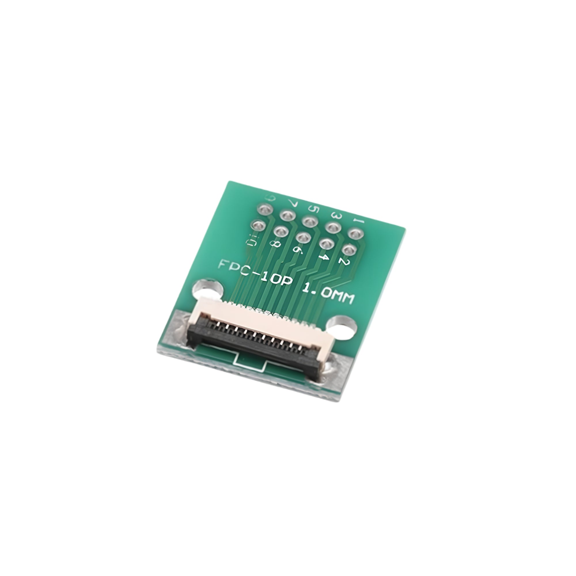 10 Pin 1mm FFC / FPC Adapter Board With Soldered Connector