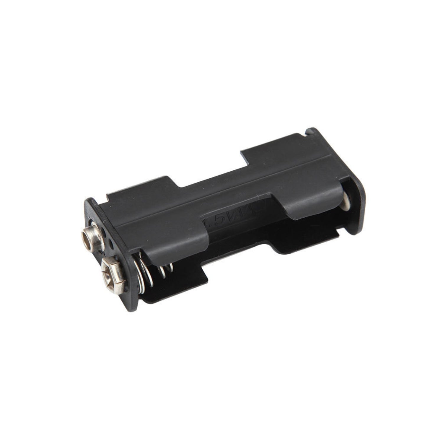 2 x 1.5V AA Front/Back Battery Holder With Snap Connector