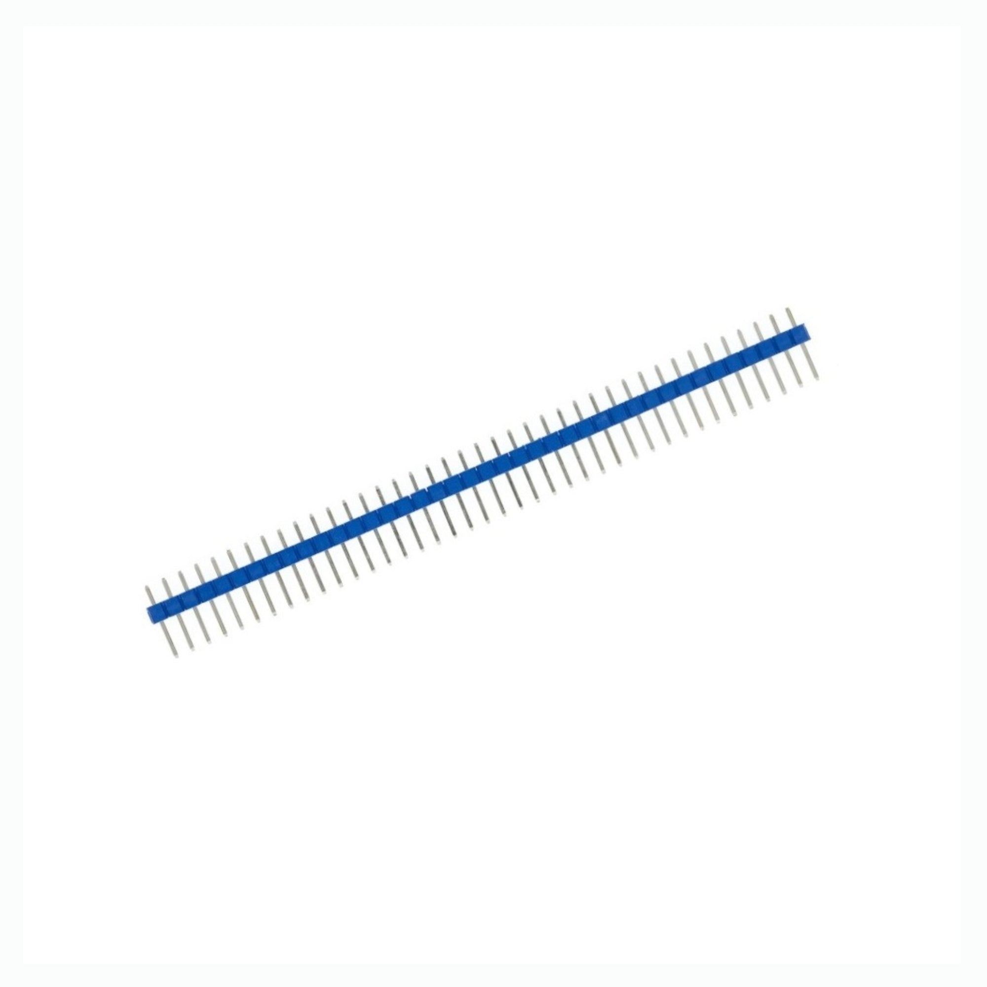 40X1 10mm 2.54mm Male Pin Header - Blue