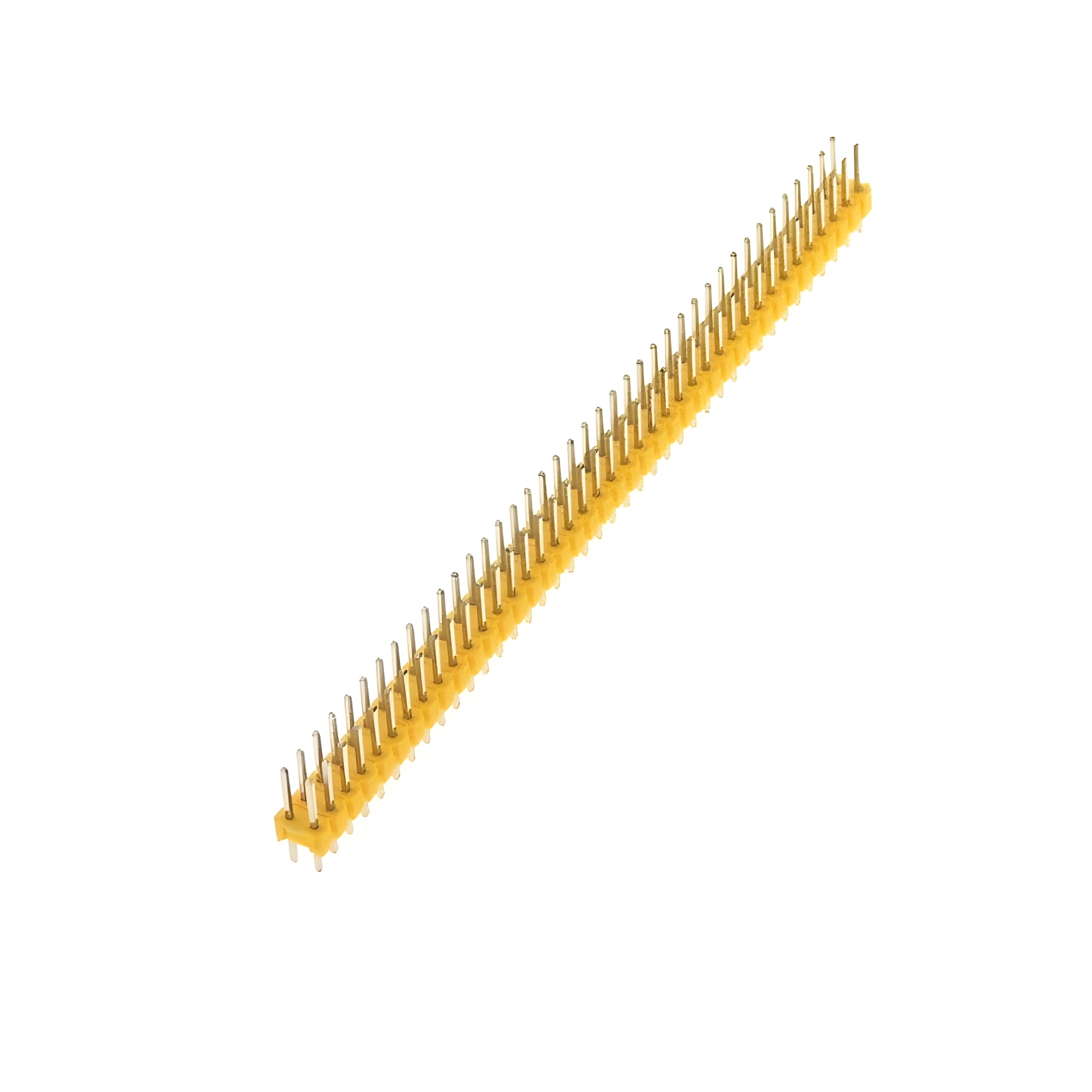40X2 10mm 2.54mm Male Pin Header - Yellow
