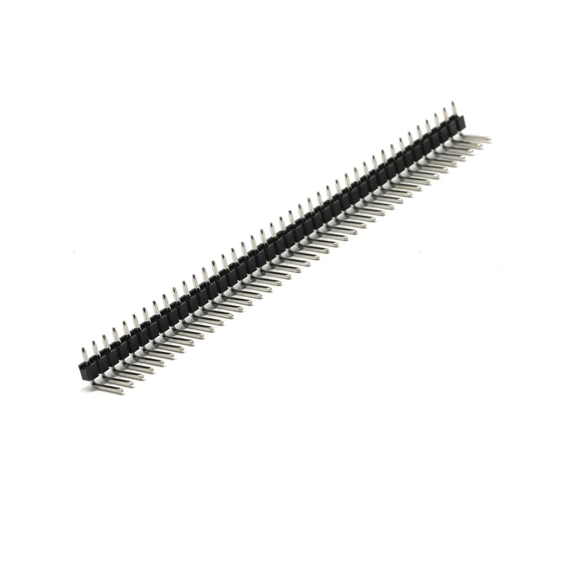 40x1 10mm 2.54mm Pitch Right Angle Male Pin Header