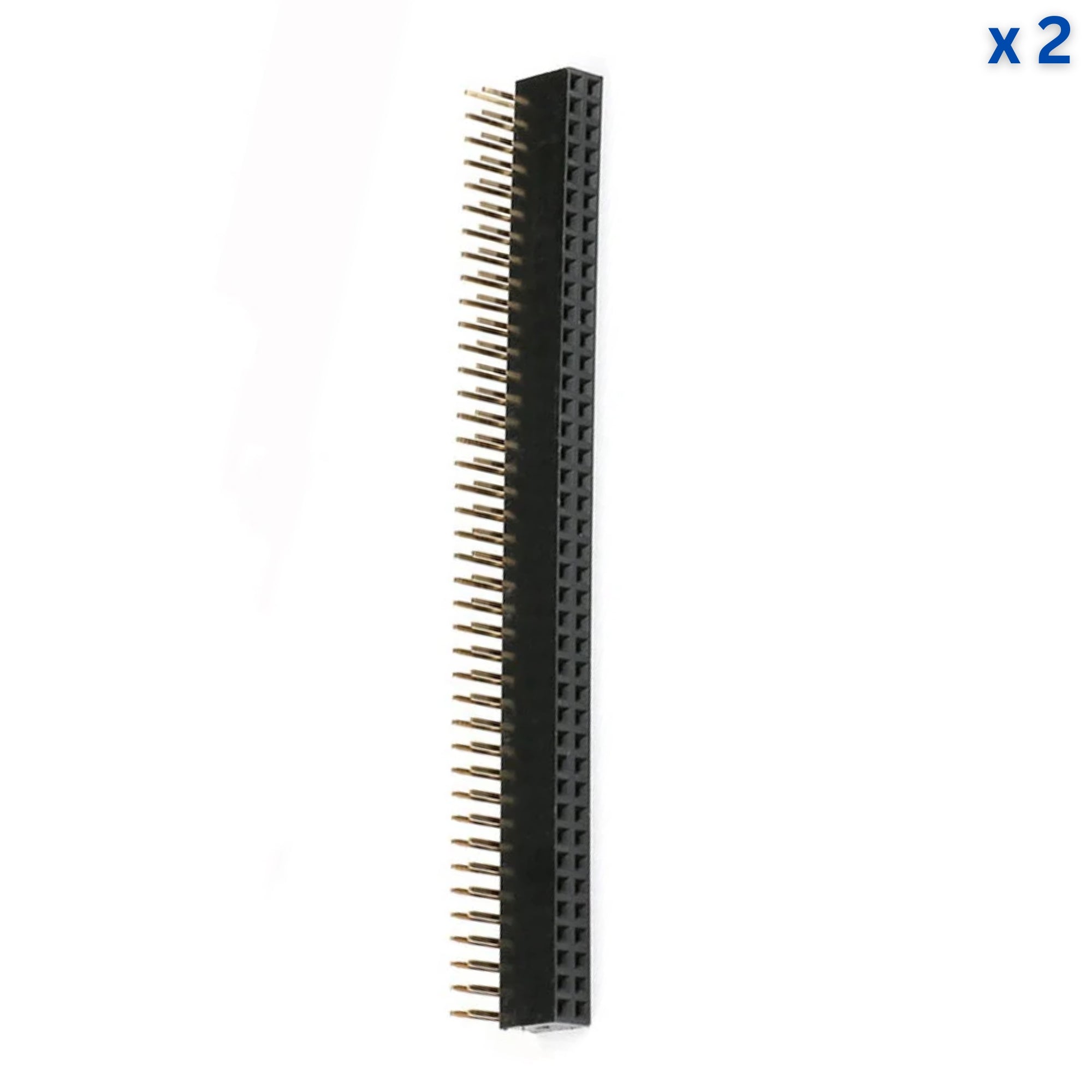 40x2 10mm 2.54mm Pitch Right Angle Female Pin Header