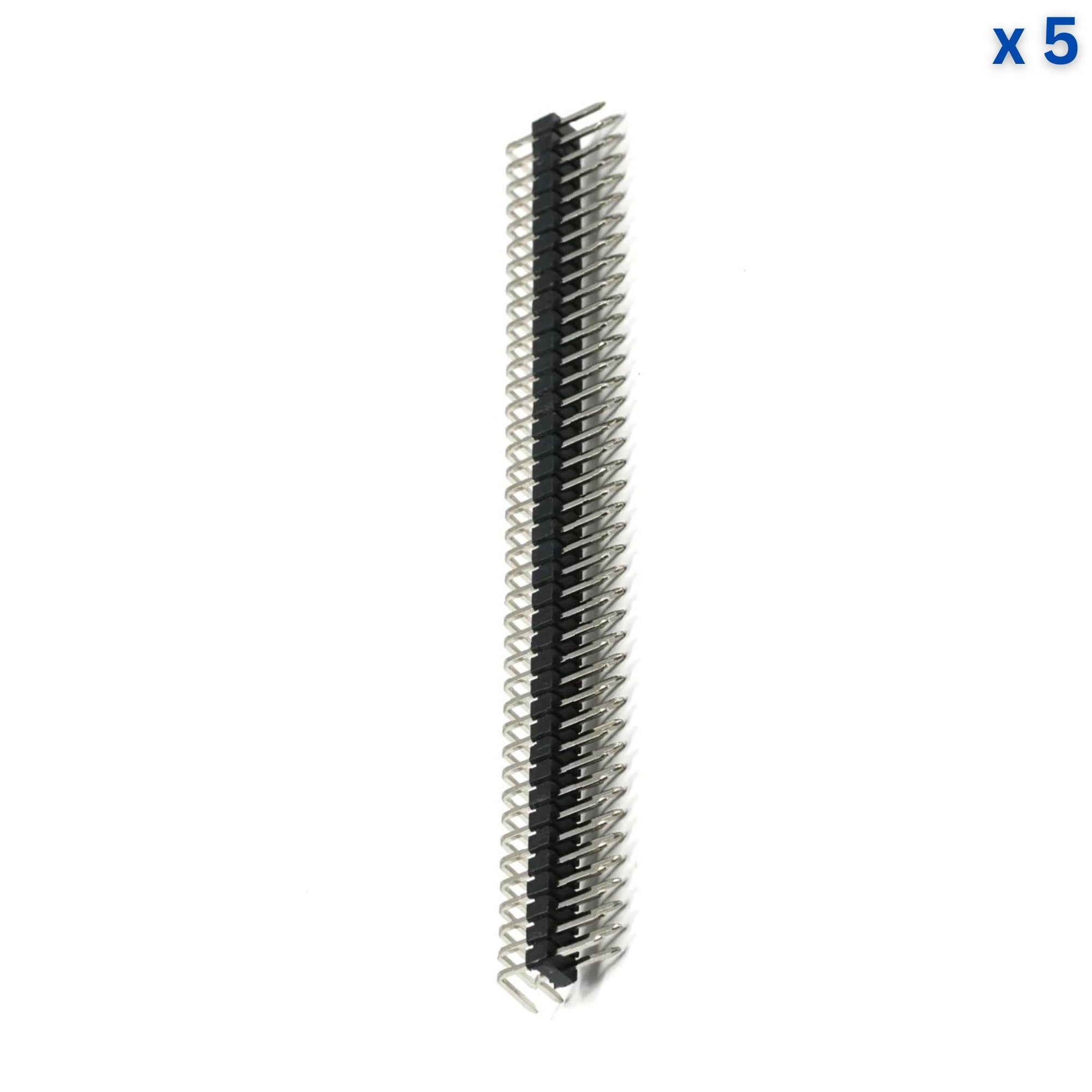 40x2 10mm 2.54mm Pitch Right Angle Male Pin Header