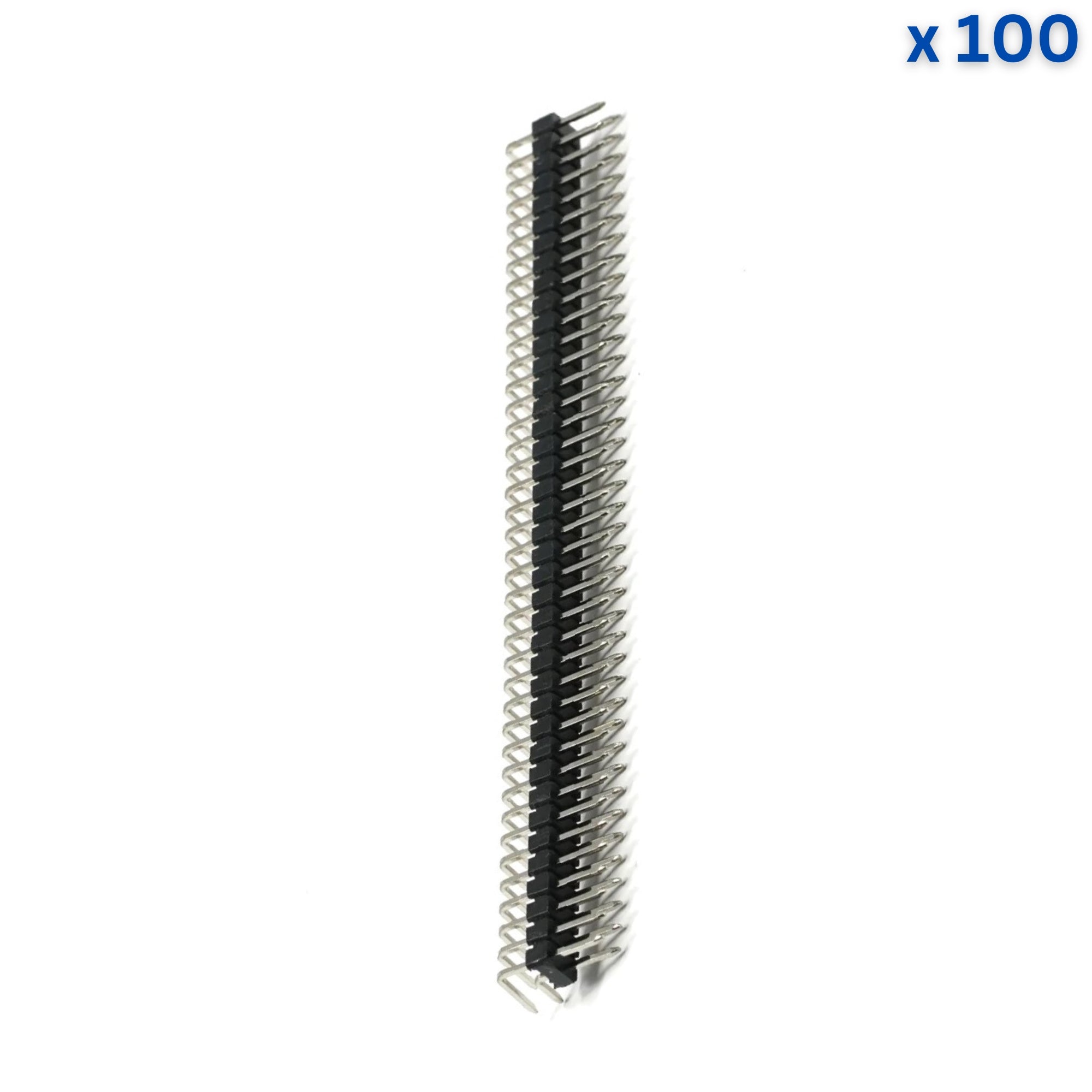 40x2 10mm 2.54mm Pitch Right Angle Male Pin Header
