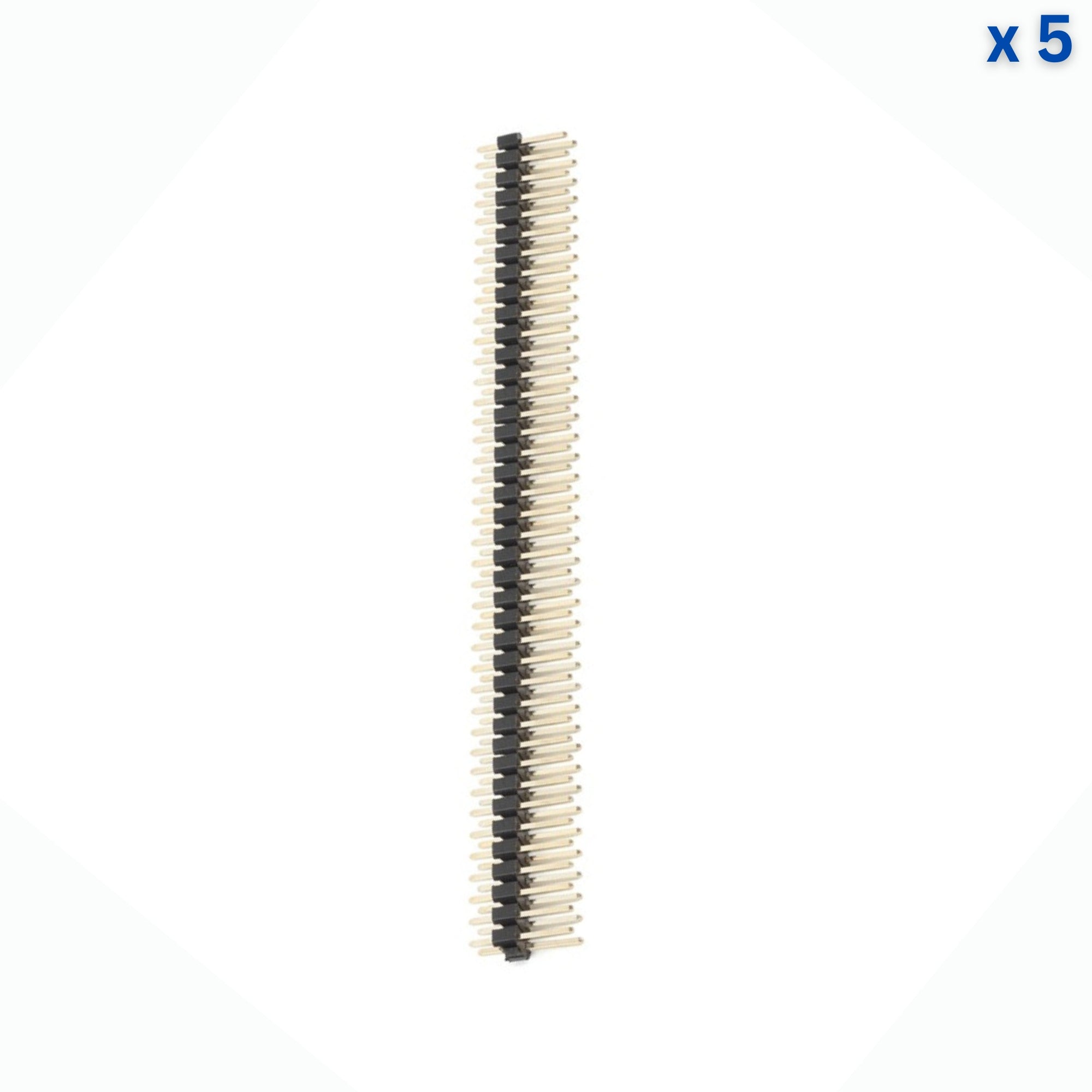 40x2 15mm 2.54mm Gold Male Pin Header