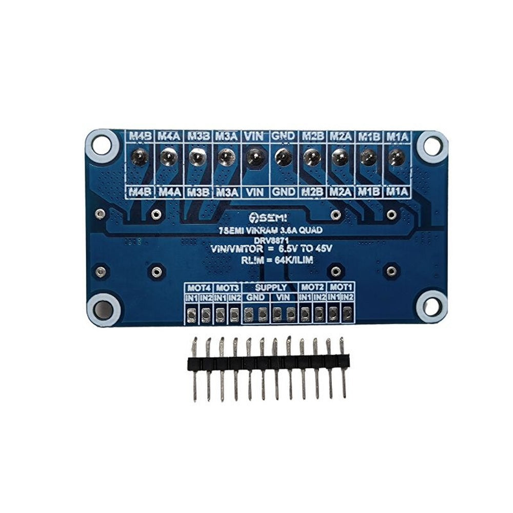 7Semi Vikram-453R6Q 45V 3.6A Quad Channel Motor Driver (4 Channel)