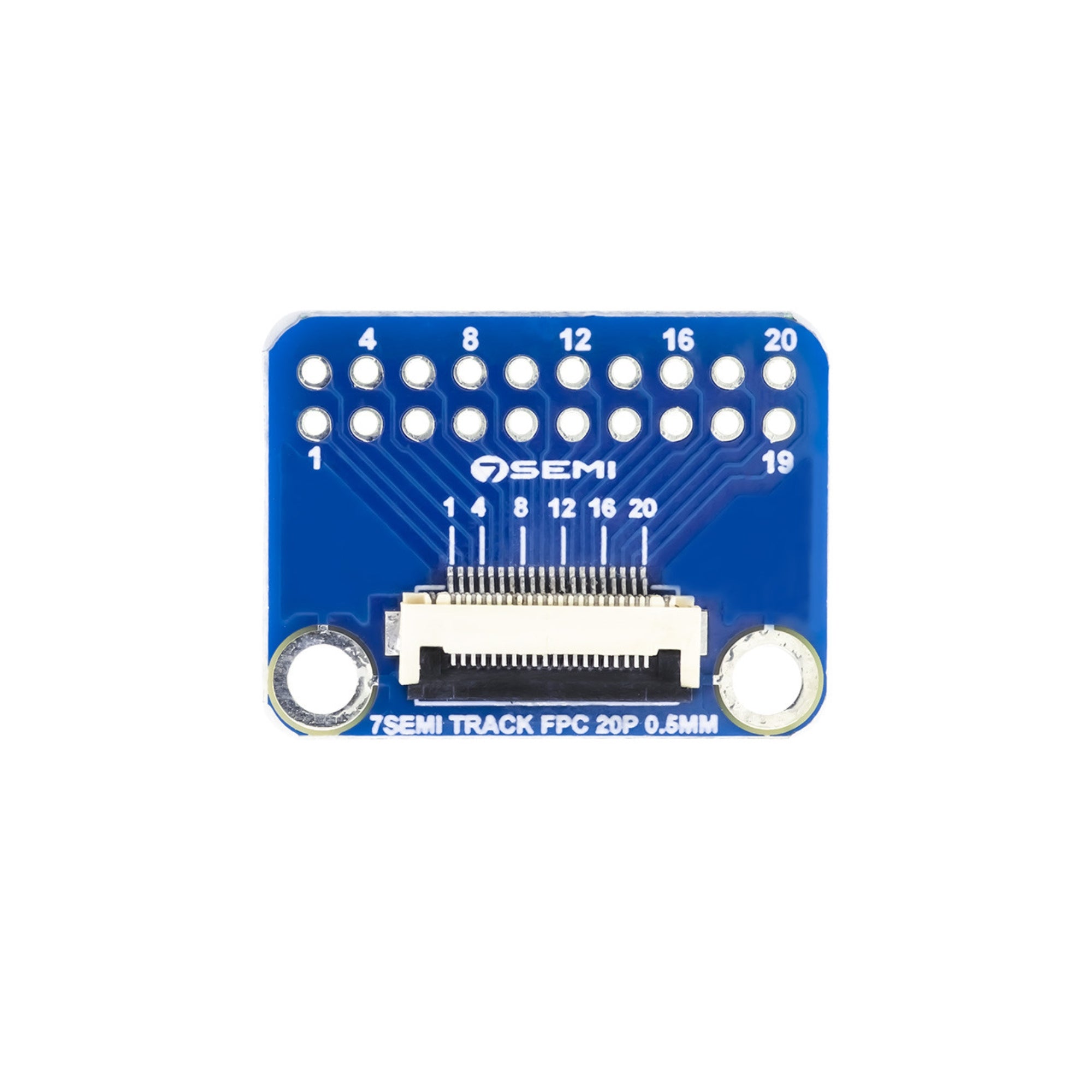 7Semi 20 Pin 0.5mm FFC FPC Connector Breakout Board