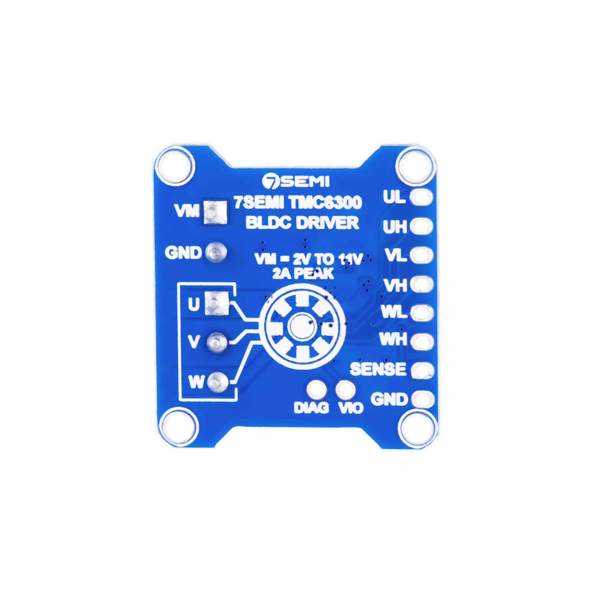 7Semi 3-Phase TMC6300 BLDC PMSM Brushless Motor Driver Breakout