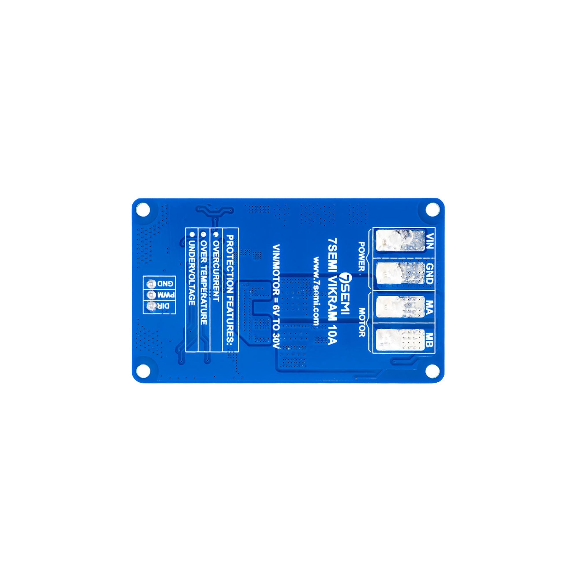 7Semi 30V 10A Single Channel Motor Driver Vikram-3010
