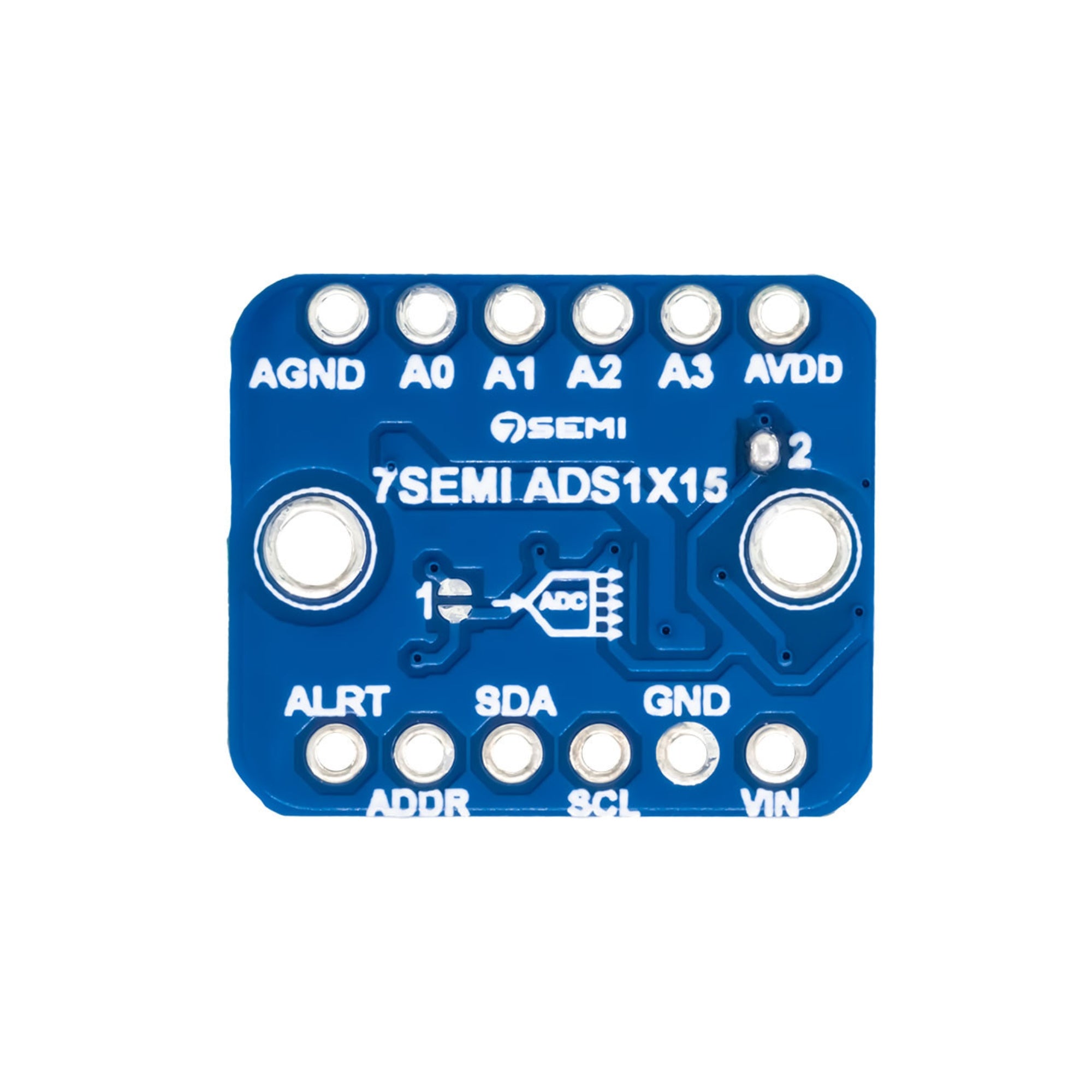 7Semi ADS1115 16bit 4-Channel ADC Board with PGA I2C