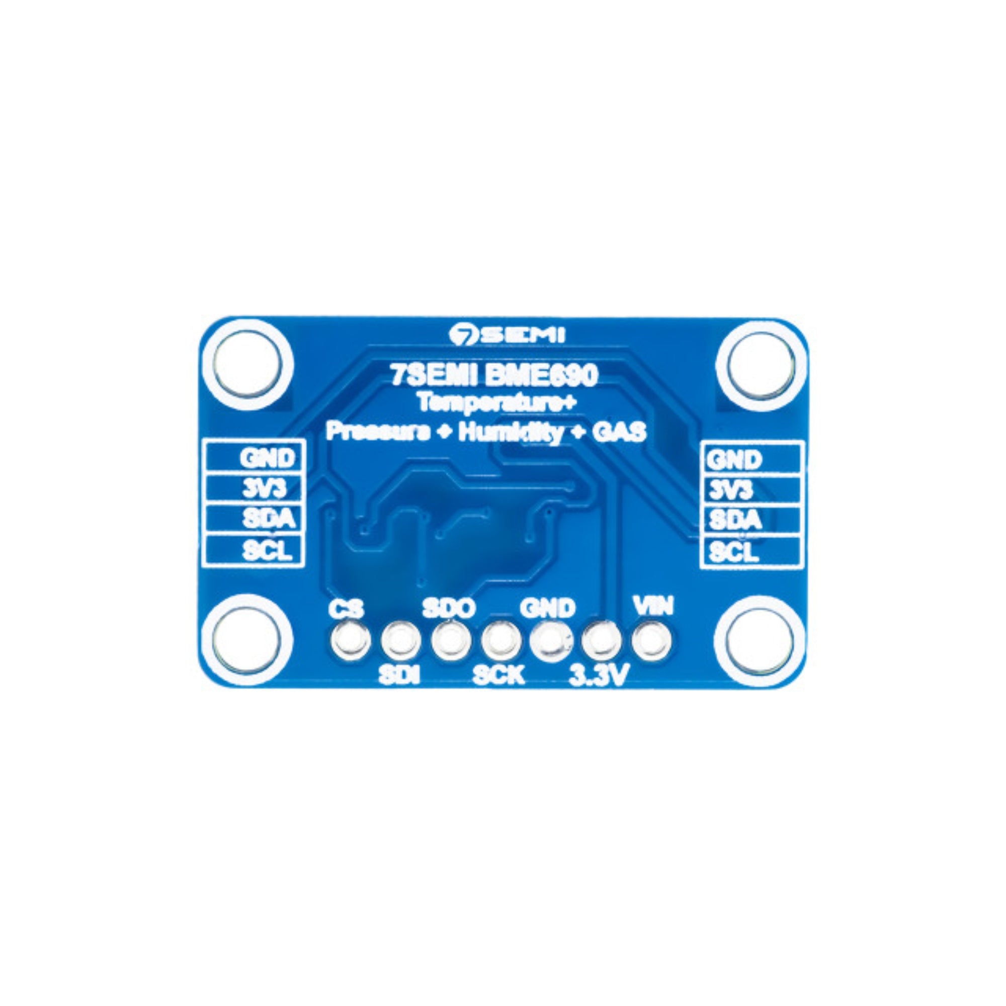 7Semi BME690 Digital Sensor Module – Temperature, Humidity, Pressure, Gas | I2C/SPIk