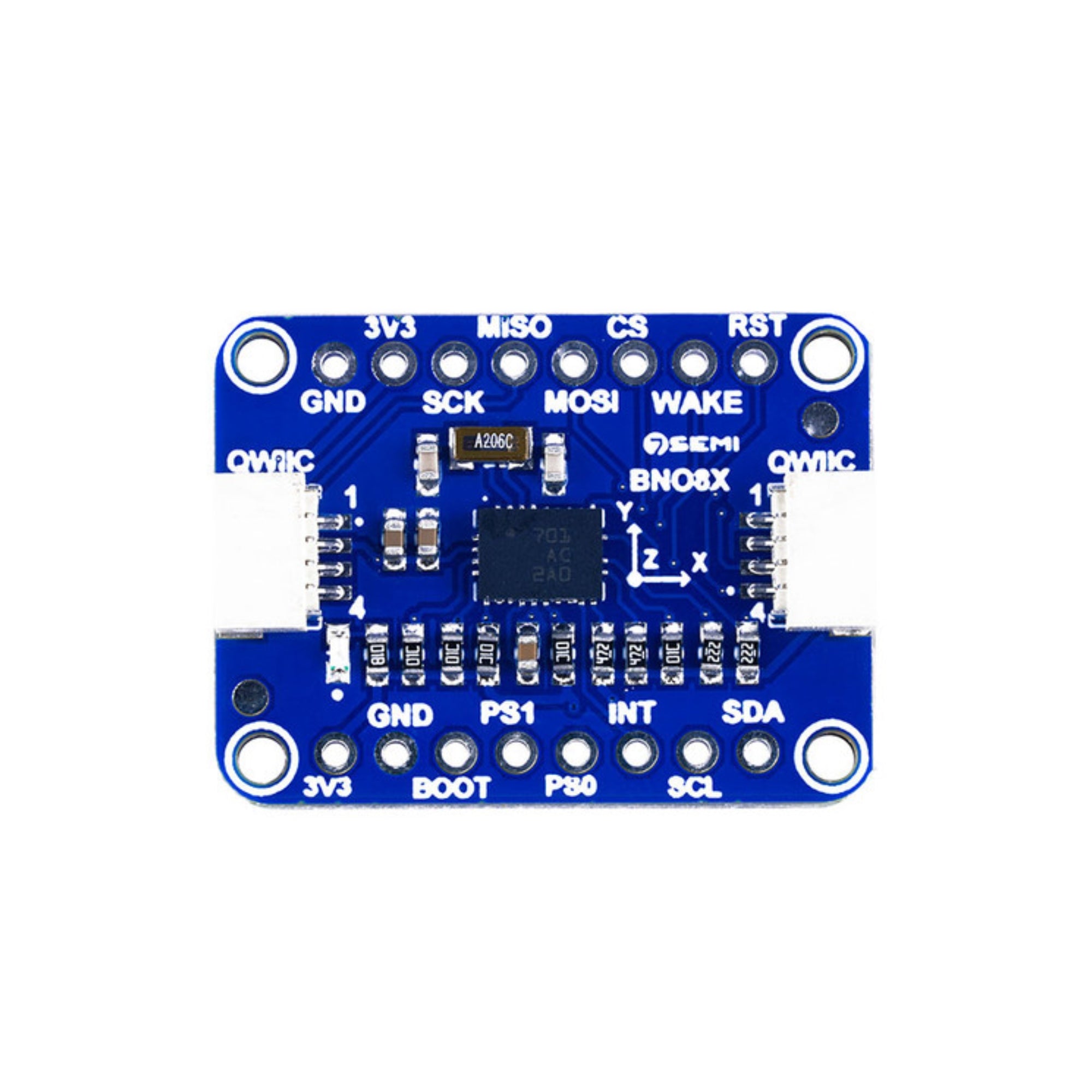 7Semi BNO086 9-DOF Orientation VR IMU Fusion Breakout Qwiic