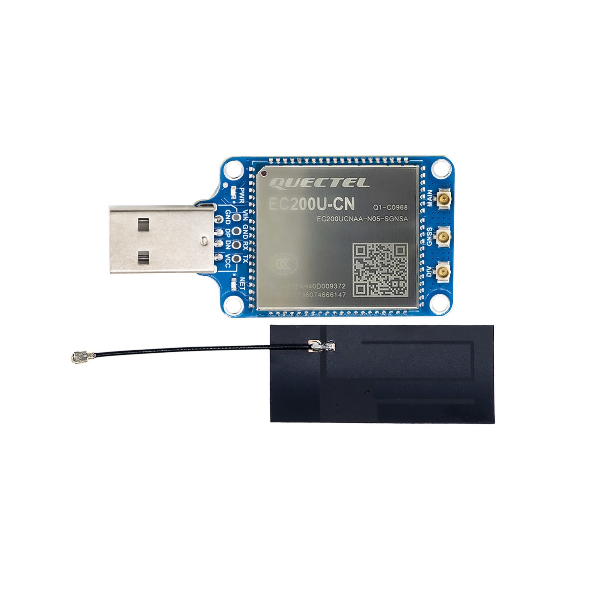 7Semi EC200U 4G LTE Cat 1 Dongle, GNSS Positioning