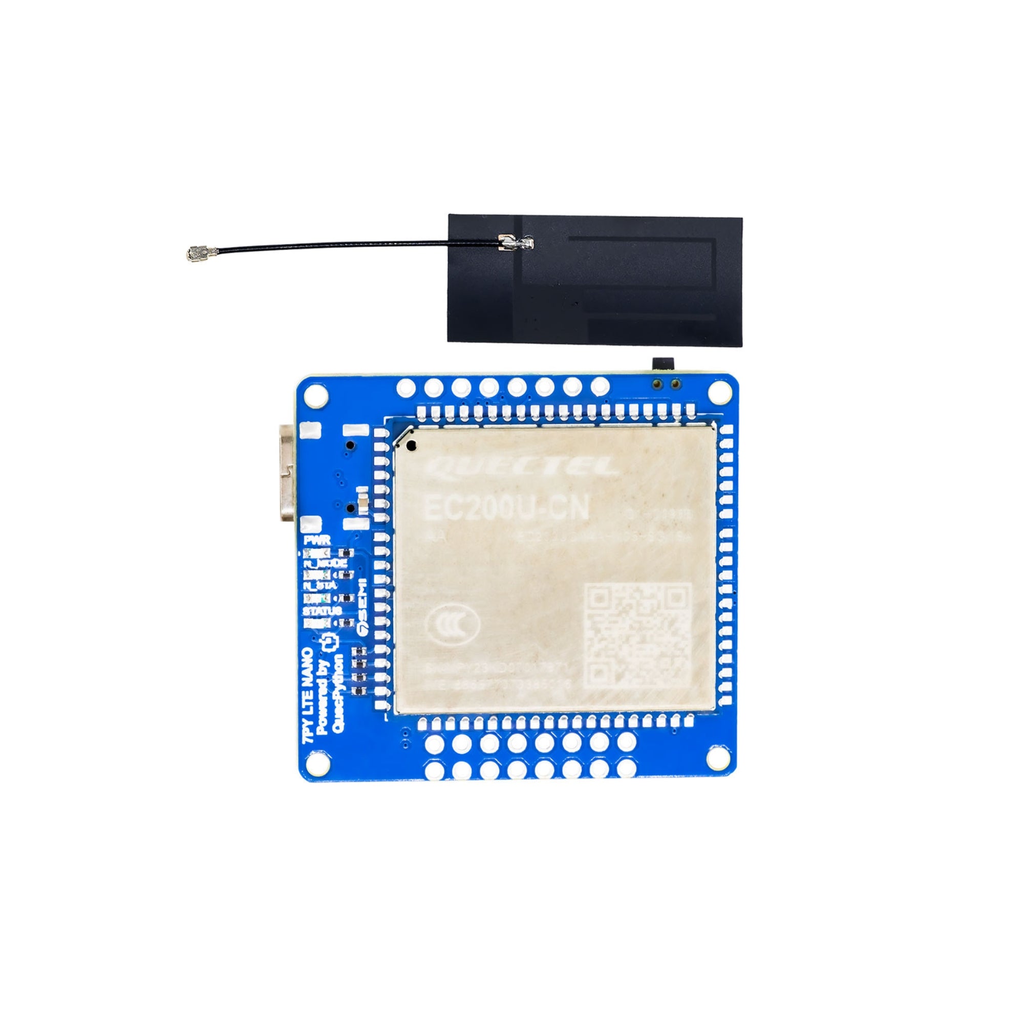 7Semi EC200U QuecPython LTE 4G GNSS Nano Modem, 26V Range