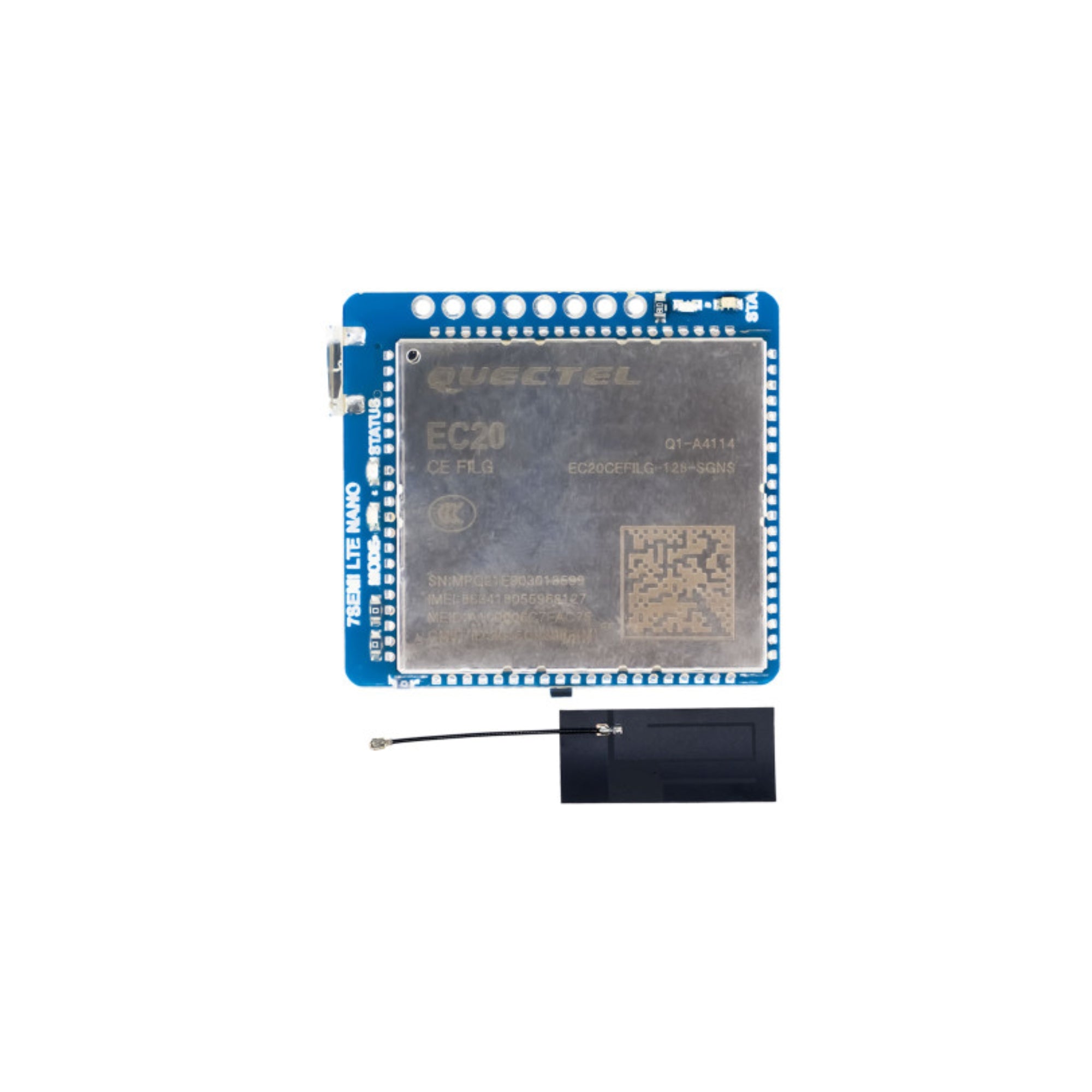 7Semi EC20 CAT-4 LTE 4G GNSS Ultra-compact Nano Modem