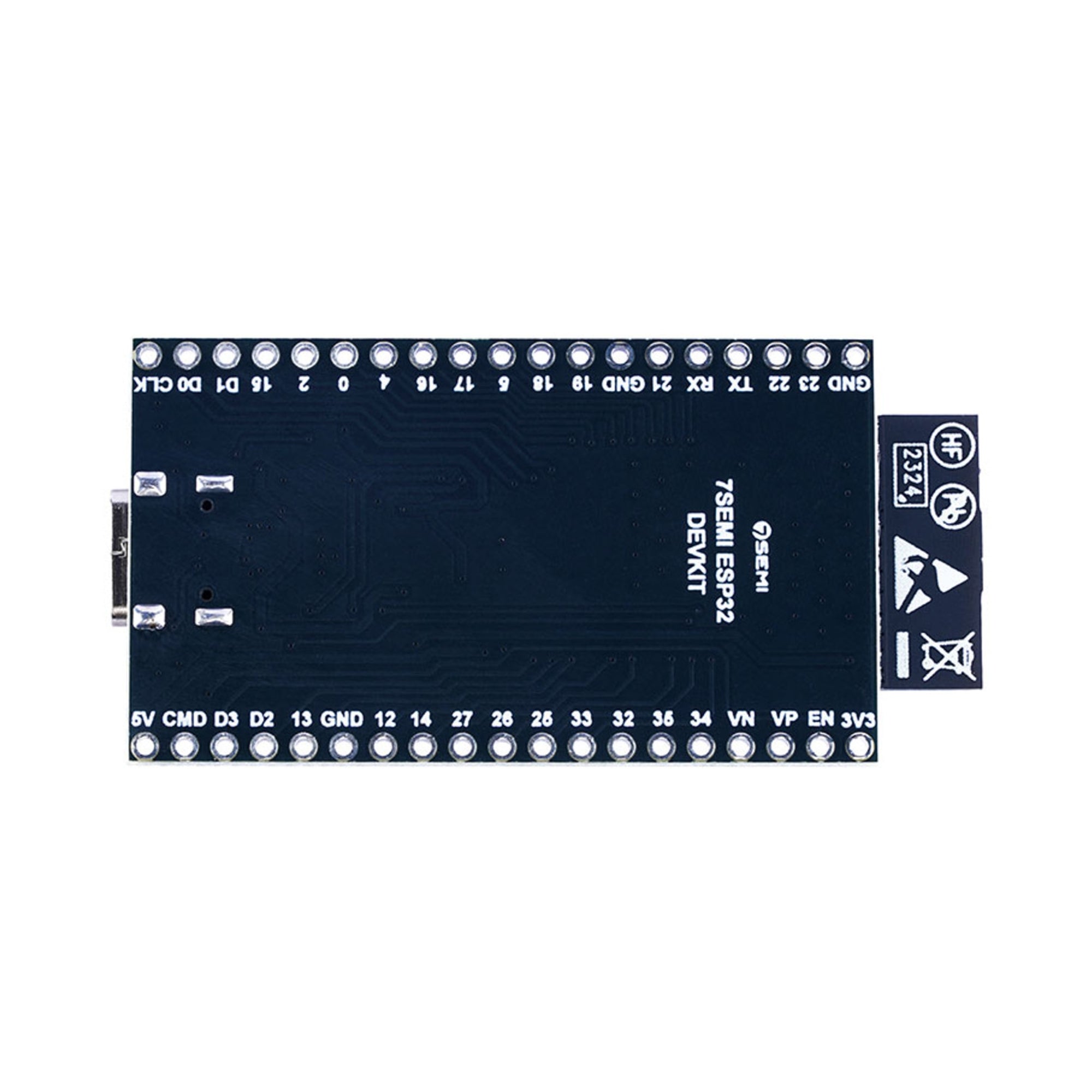 7Semi ESP32-DEVKIT-IE ESP32-WROVER Wifi BLE Development Board, 8MB, IPEX