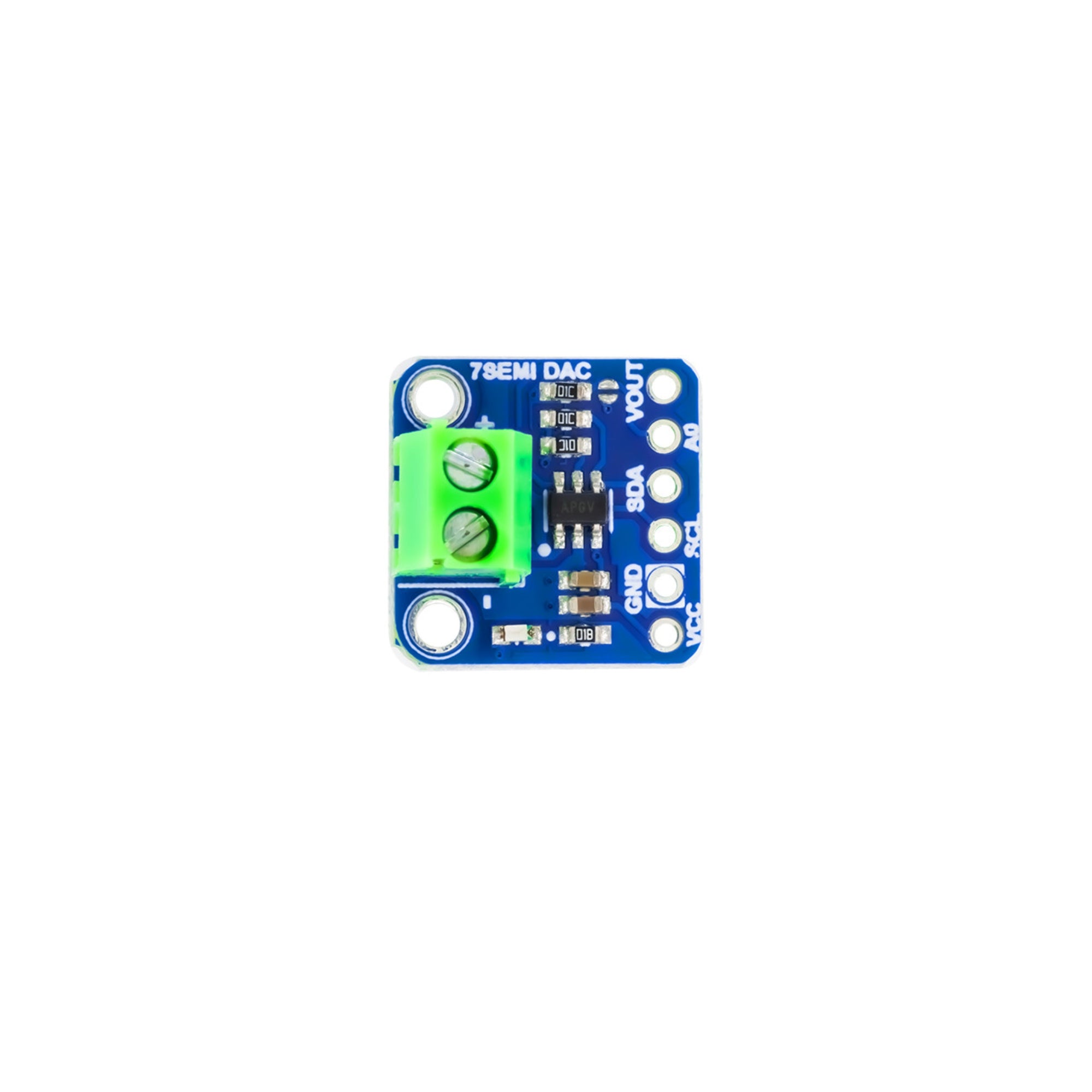 7Semi MCP4725 12bit DAC Breakout I2C Digital-to-Analog Converter