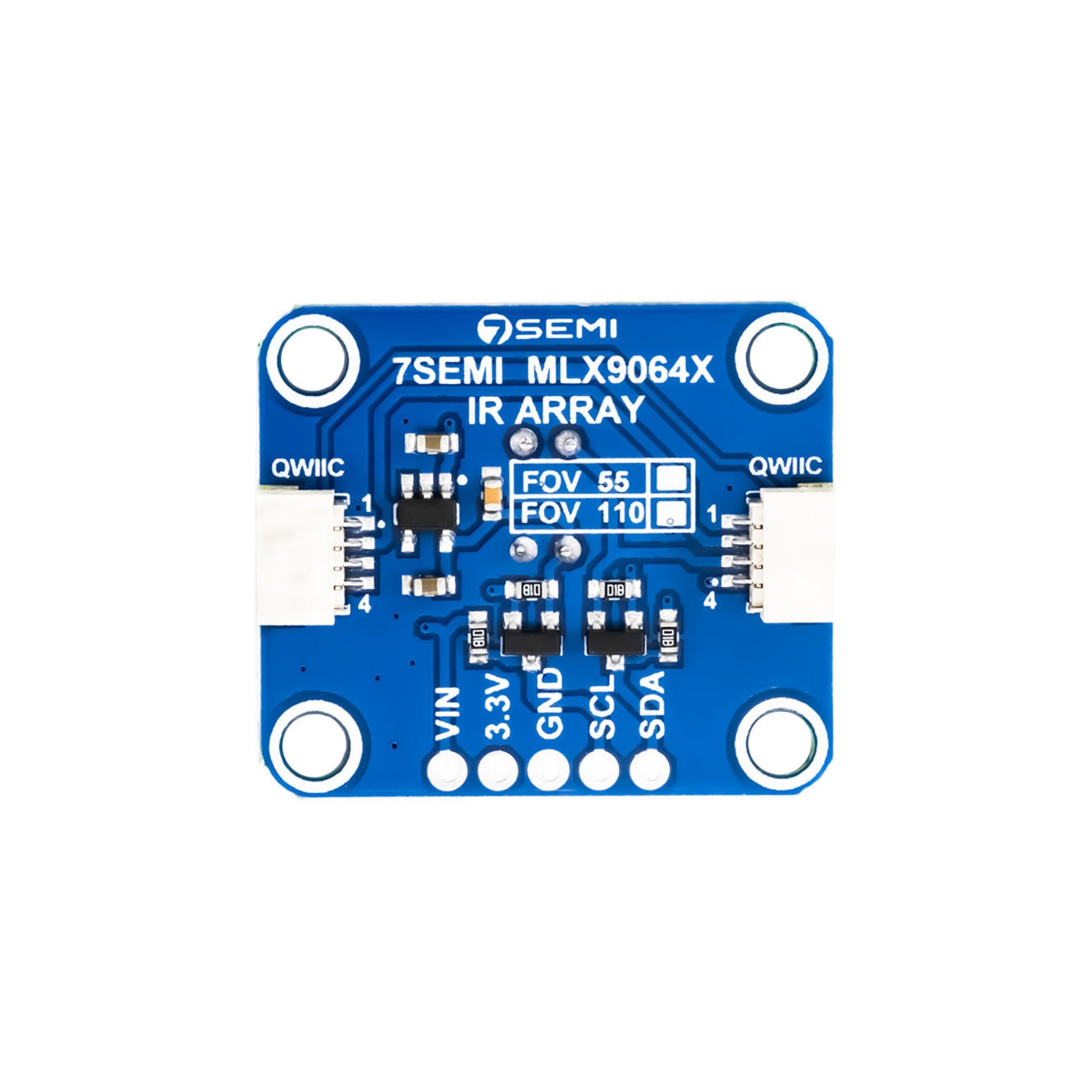 7Semi MLX90640 55 FOV Thermal Camera IR Array Breakout Qwiic Compatible