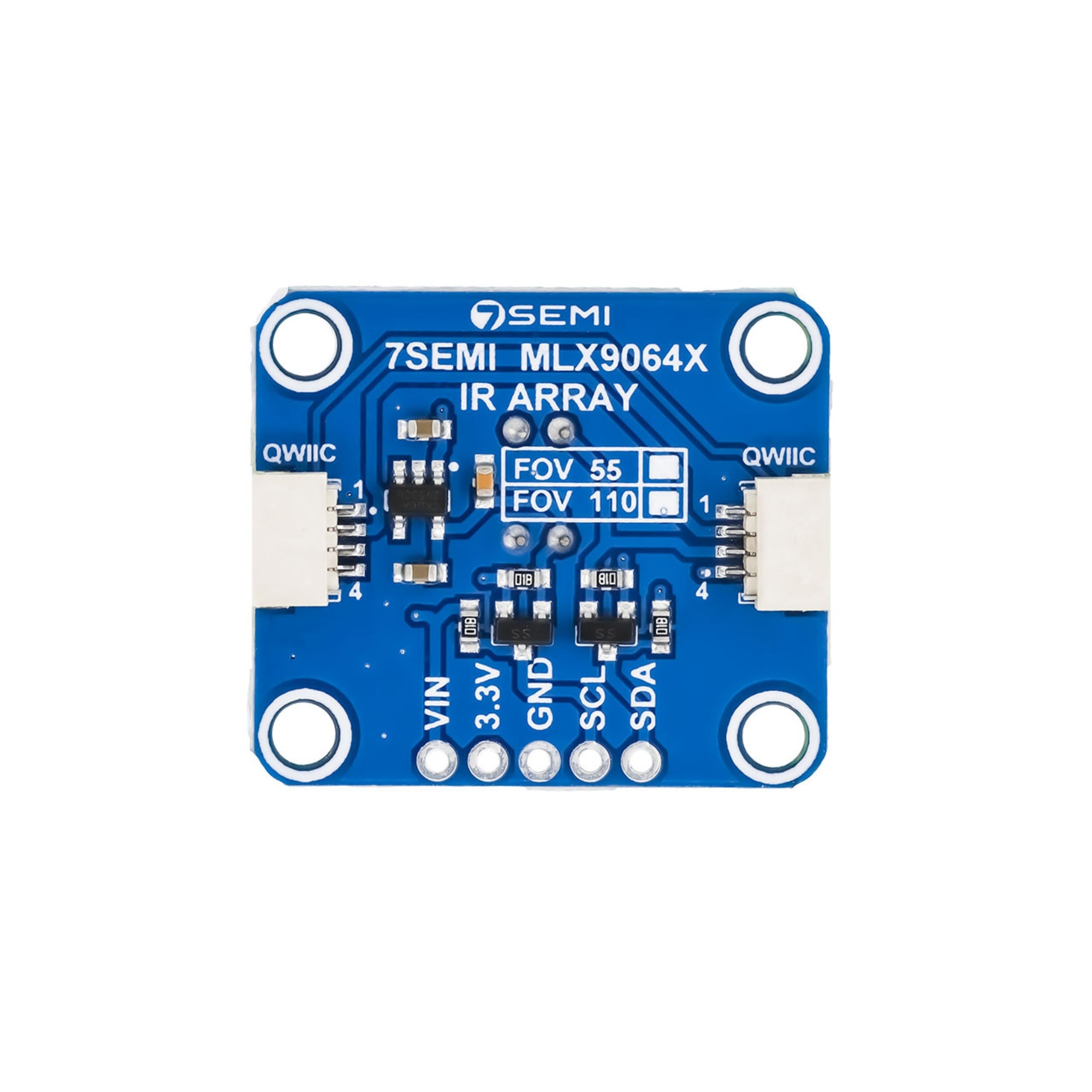 7Semi MLX90640 IR Thermal Camera Breakout 110 FOV I2C