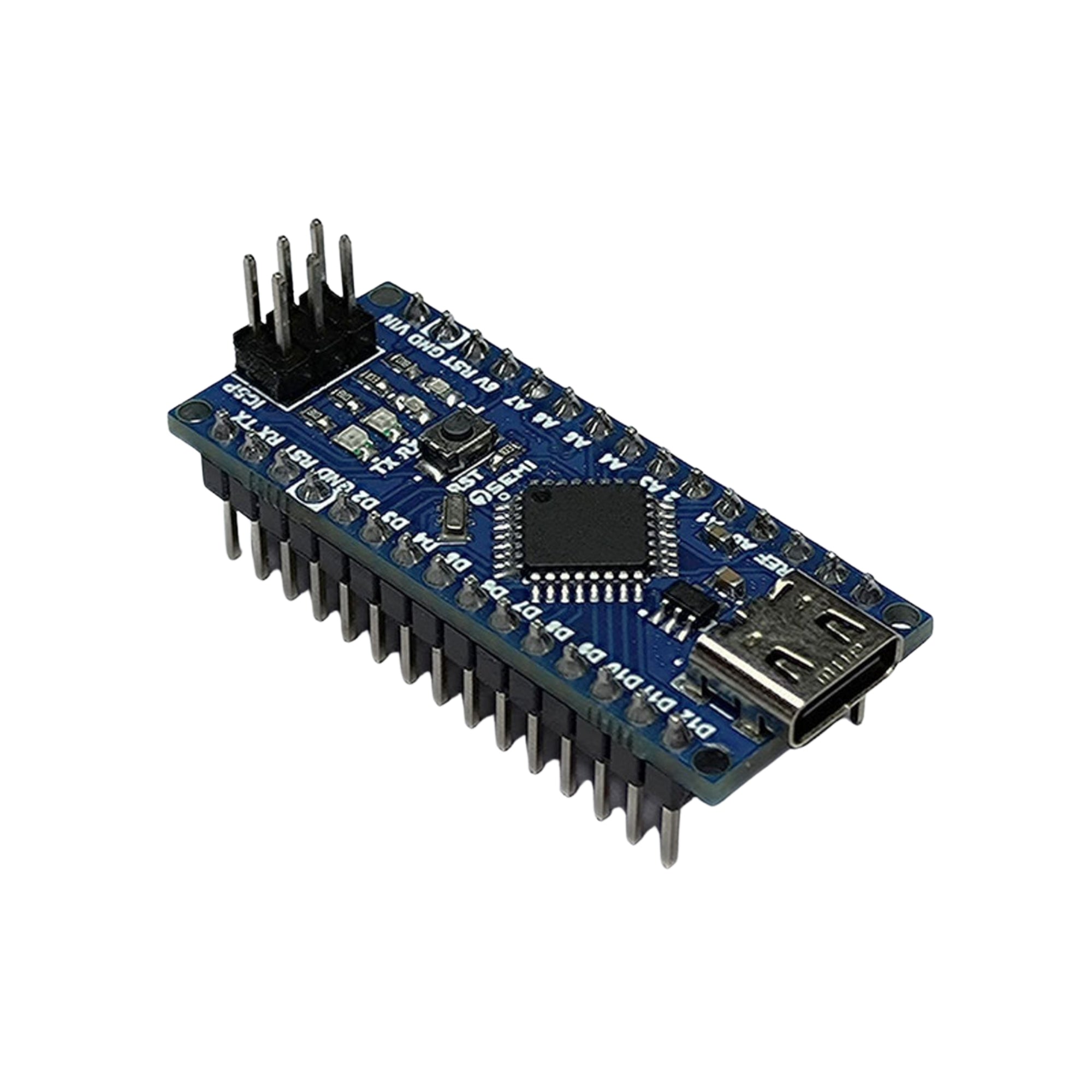 7Semi Nano ATmega328P Board With Header, USB-C CH340