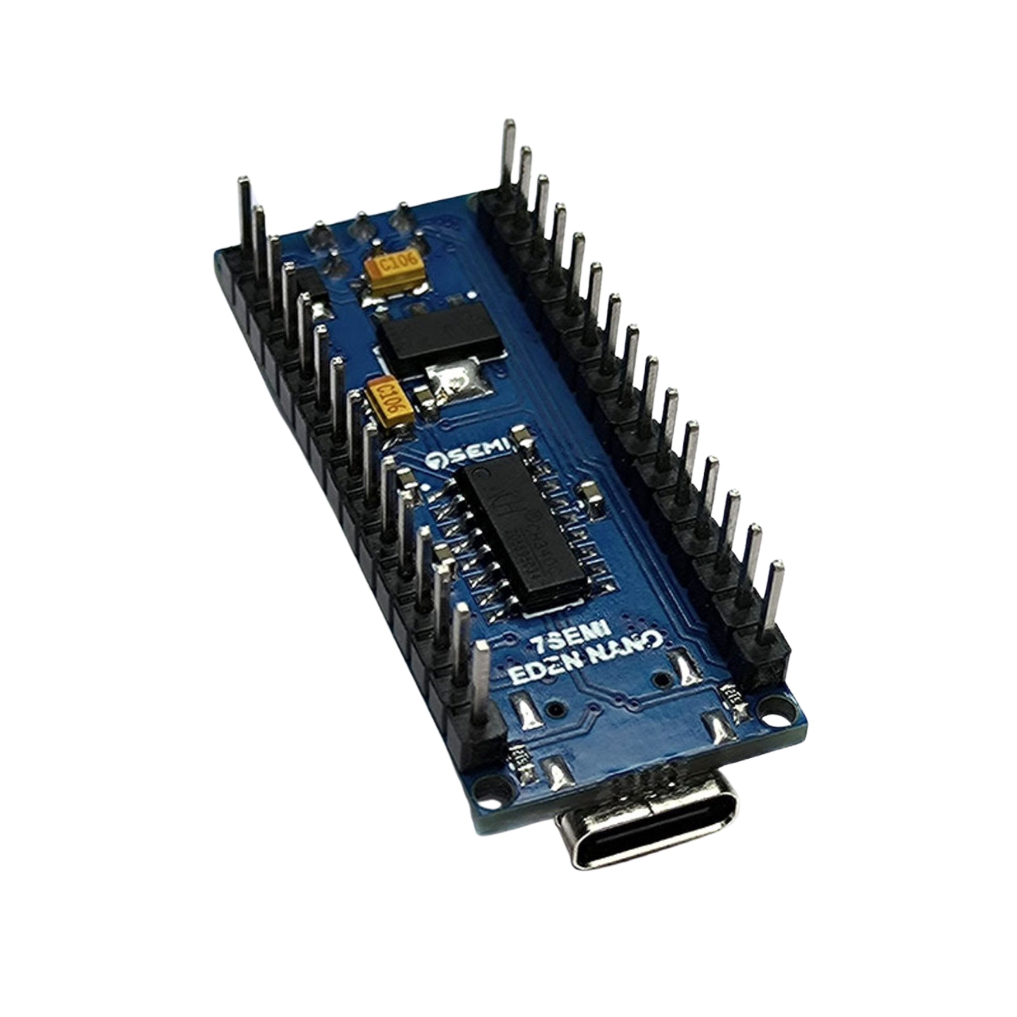 7Semi Nano ATmega328P Board With Header, USB-C CH340