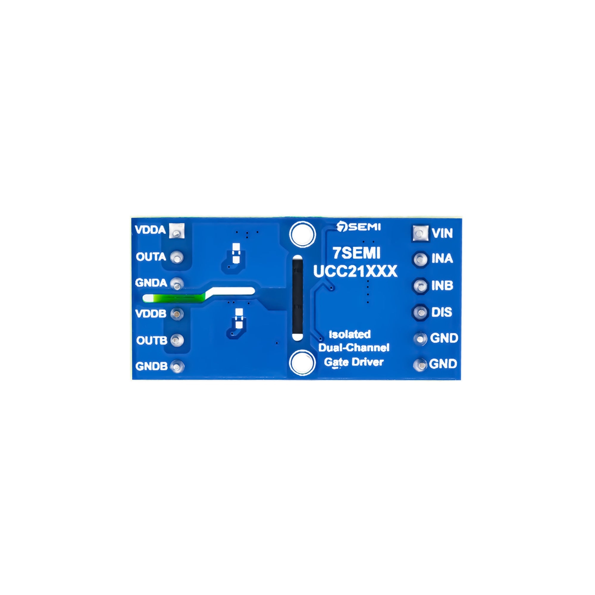 7Semi UCC21331 Dual-channel Isolated Gate Driver Breakout