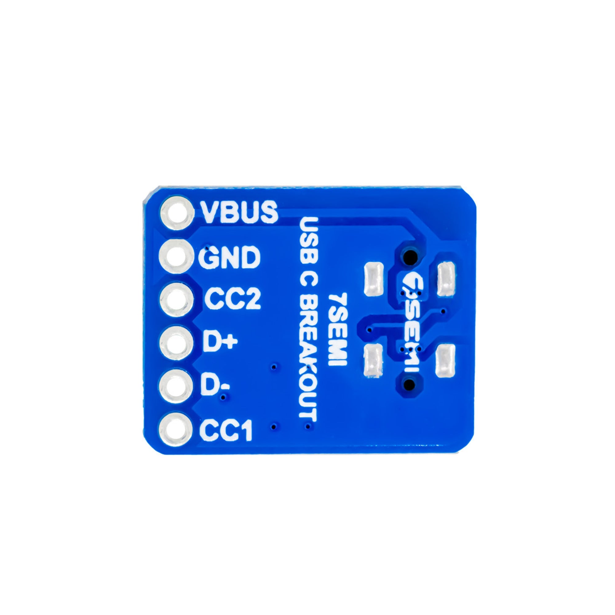 7Semi USB-C Female Breakout - Vertical