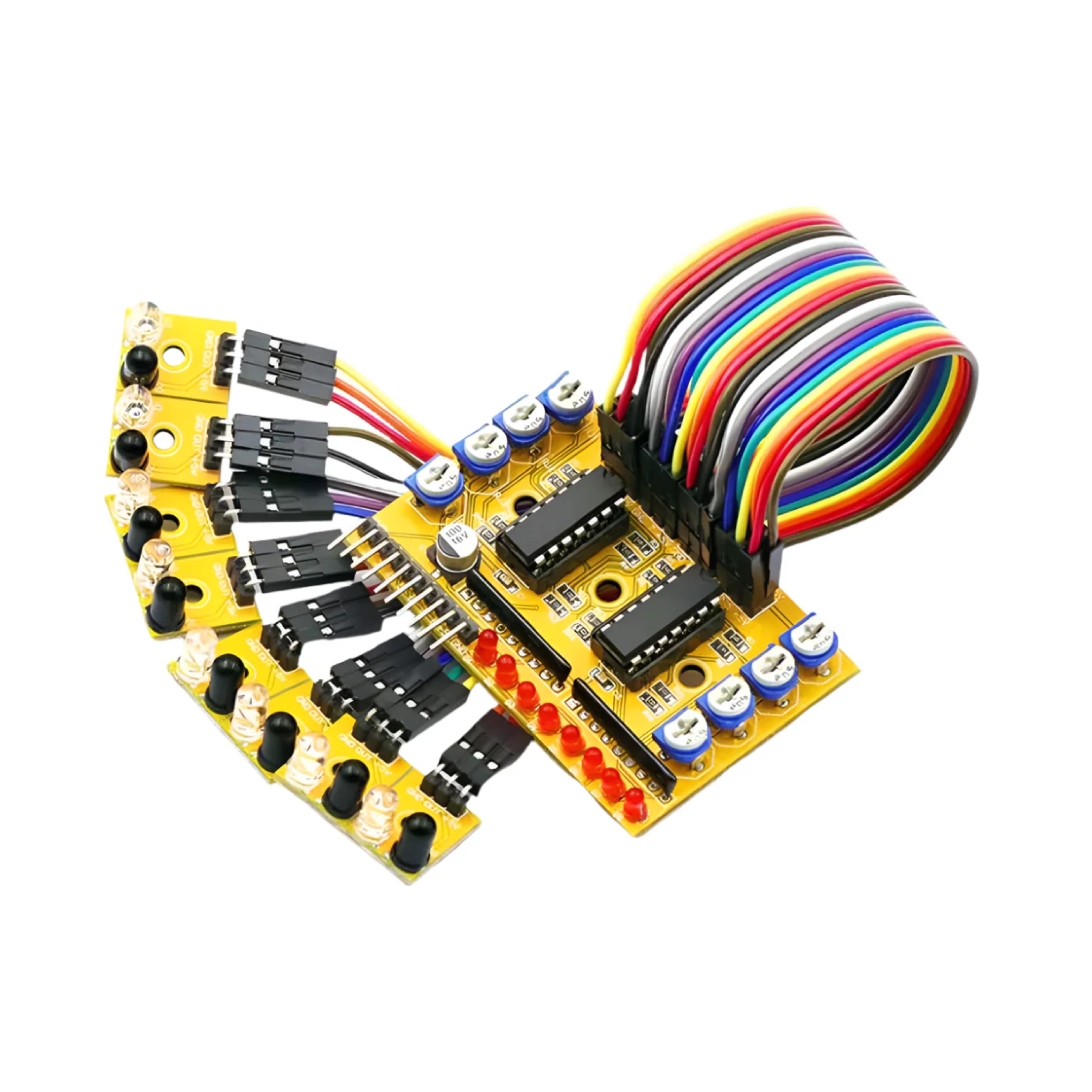 8-Channel Infrared Proximity / Line Tracking Module (TCRT5000)