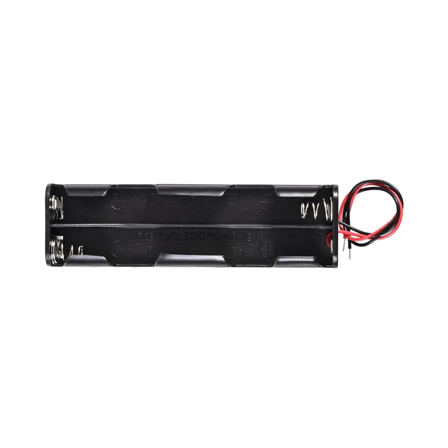 8 x 1.5V AA Battery Strip Case Connector - Long Front-Back