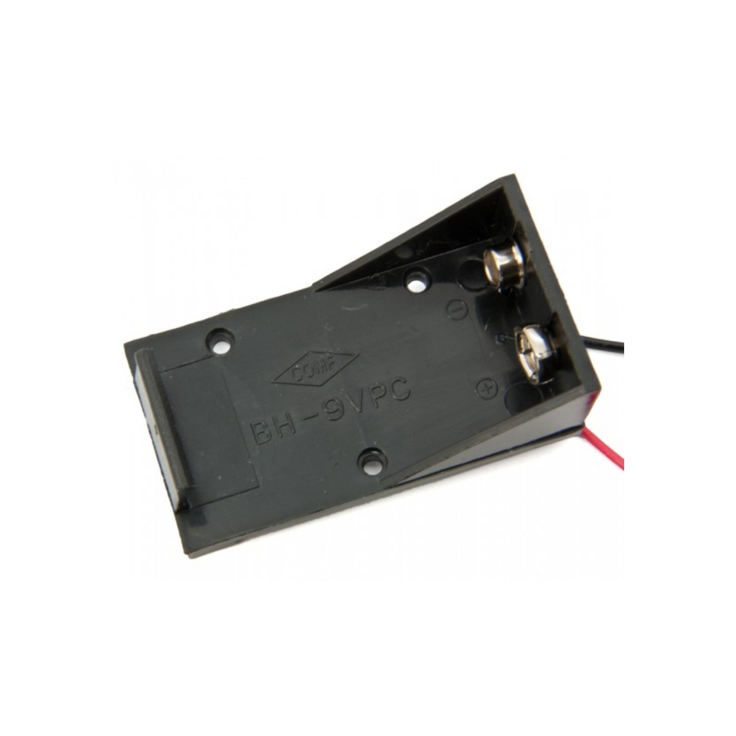 9V Battery Holder with DC Connector