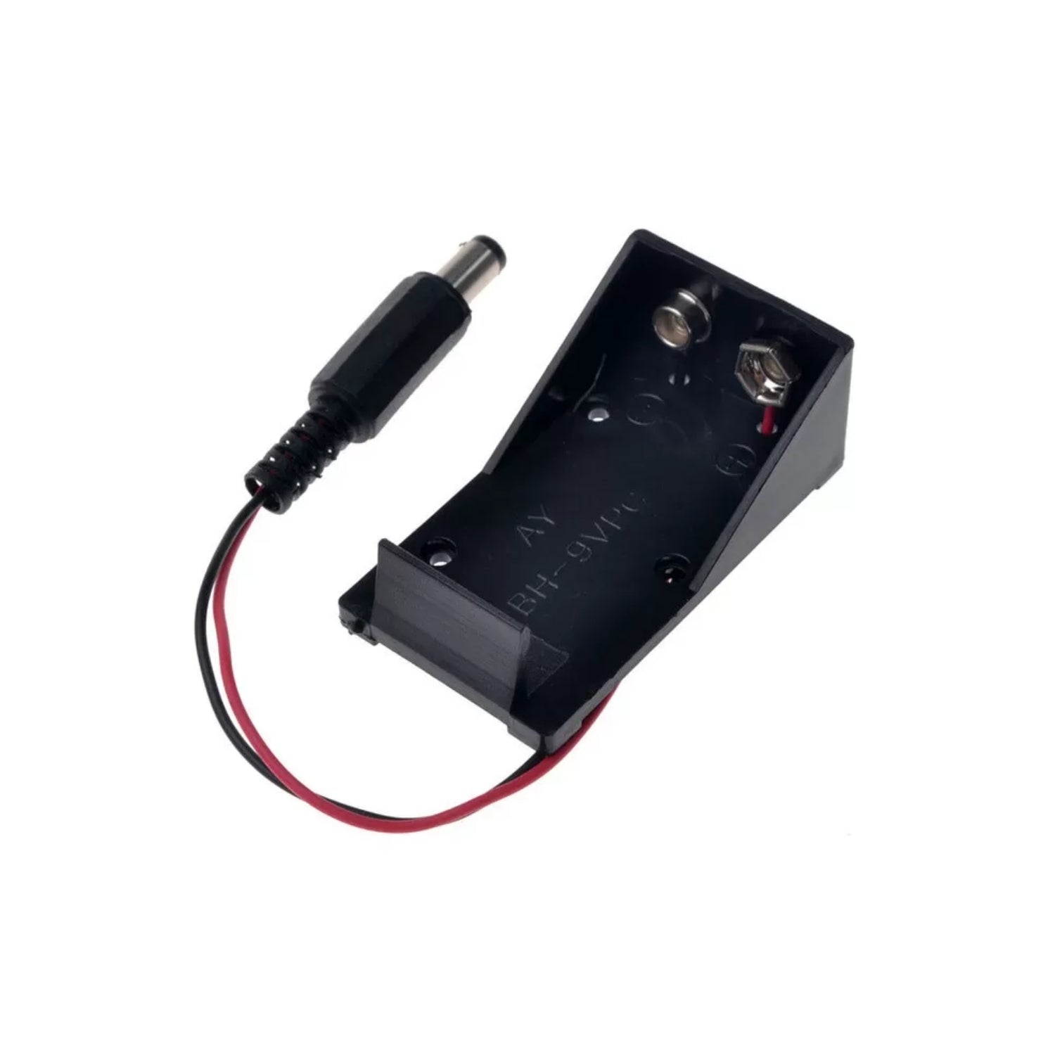 9V Battery Holder with DC Connector