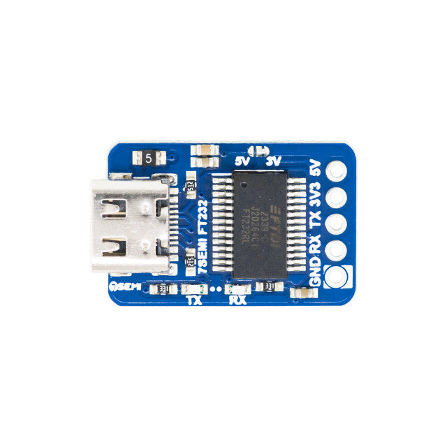 7Semi Compact FT232 USB UART (TTL) Module Type C