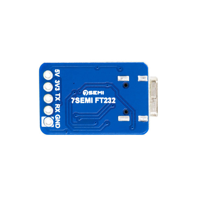 7Semi Compact FT232 USB UART (TTL) Module Type C