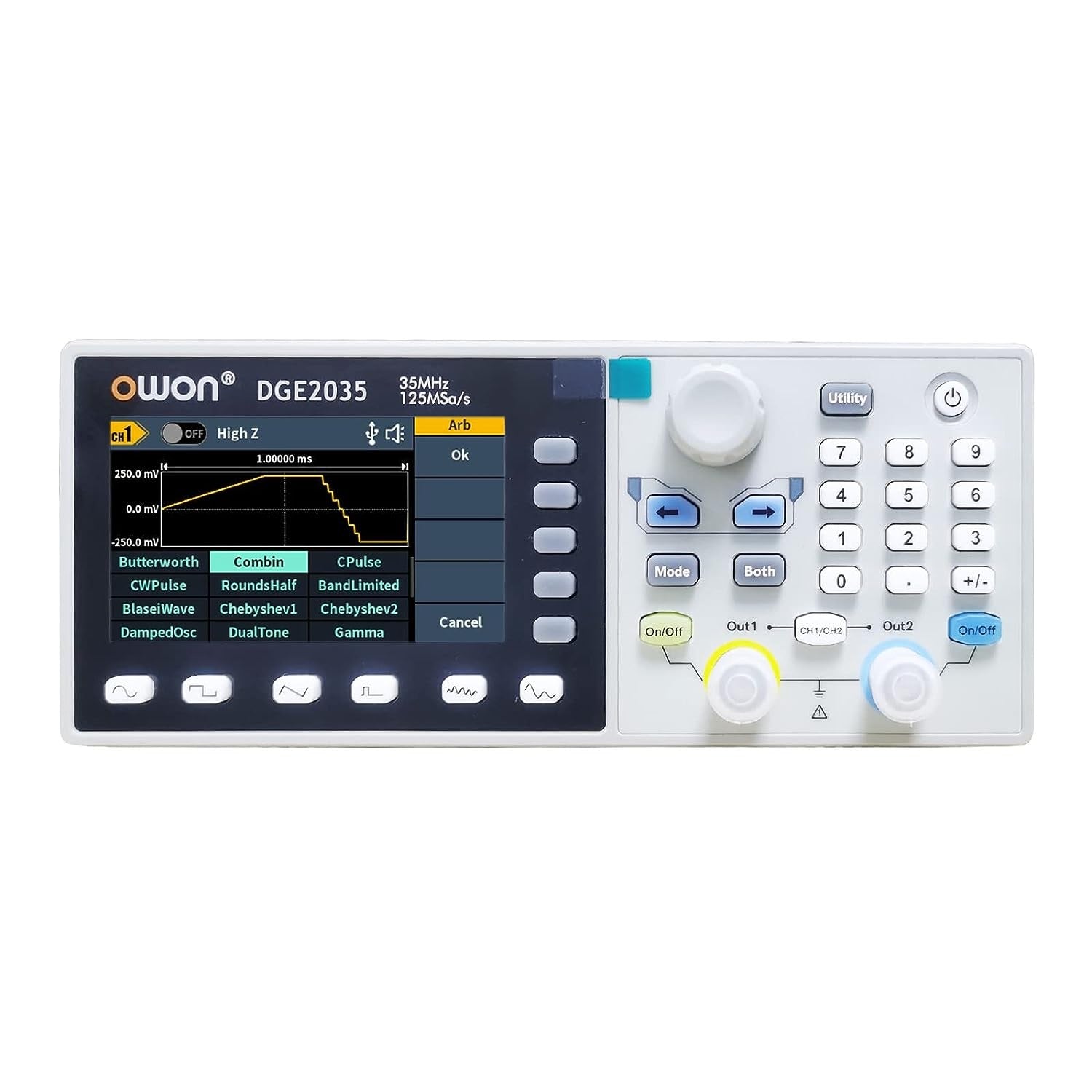 OWON DGE2035 35MHz Economical Arbitrary Waveform Generator