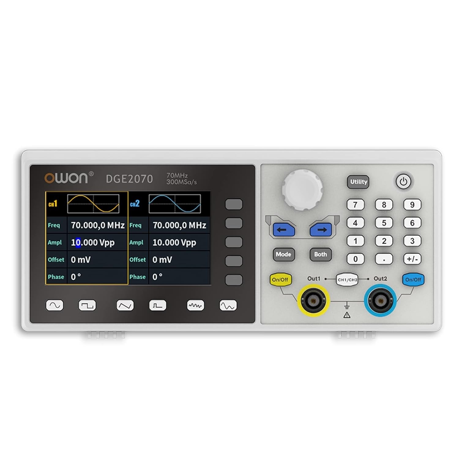 OWON DGE2070 70MHz Economical Arbitrary Waveform Generator