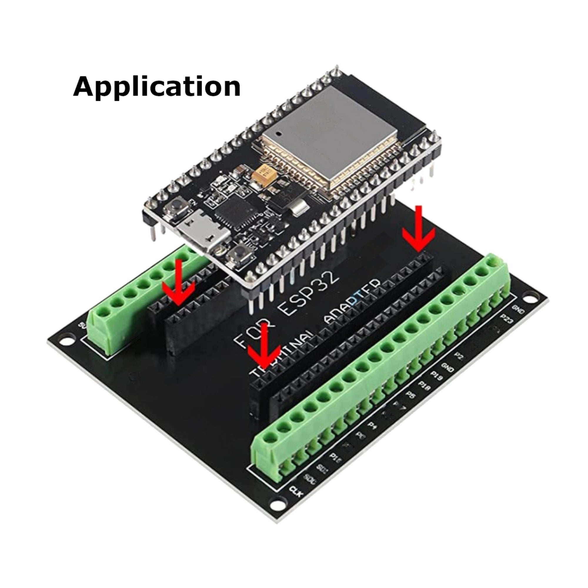 ESP32 GPIO Expansion Screw Terminal Module
