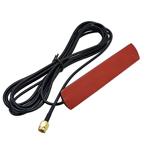 GSM Antenna 3dBi Sticker Patch Antenna - 3 Meter Cable - SMA Male connector