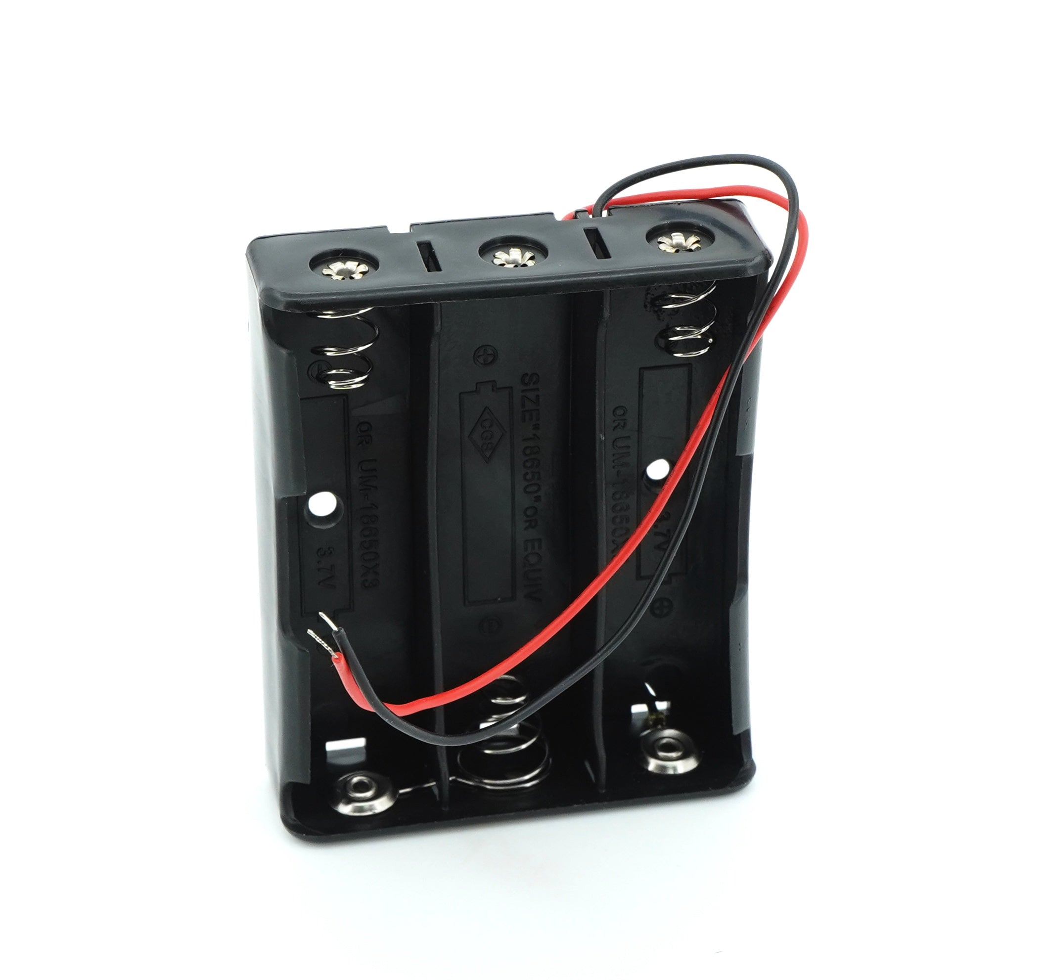 3 x 3.7V 18650 Battery Holder