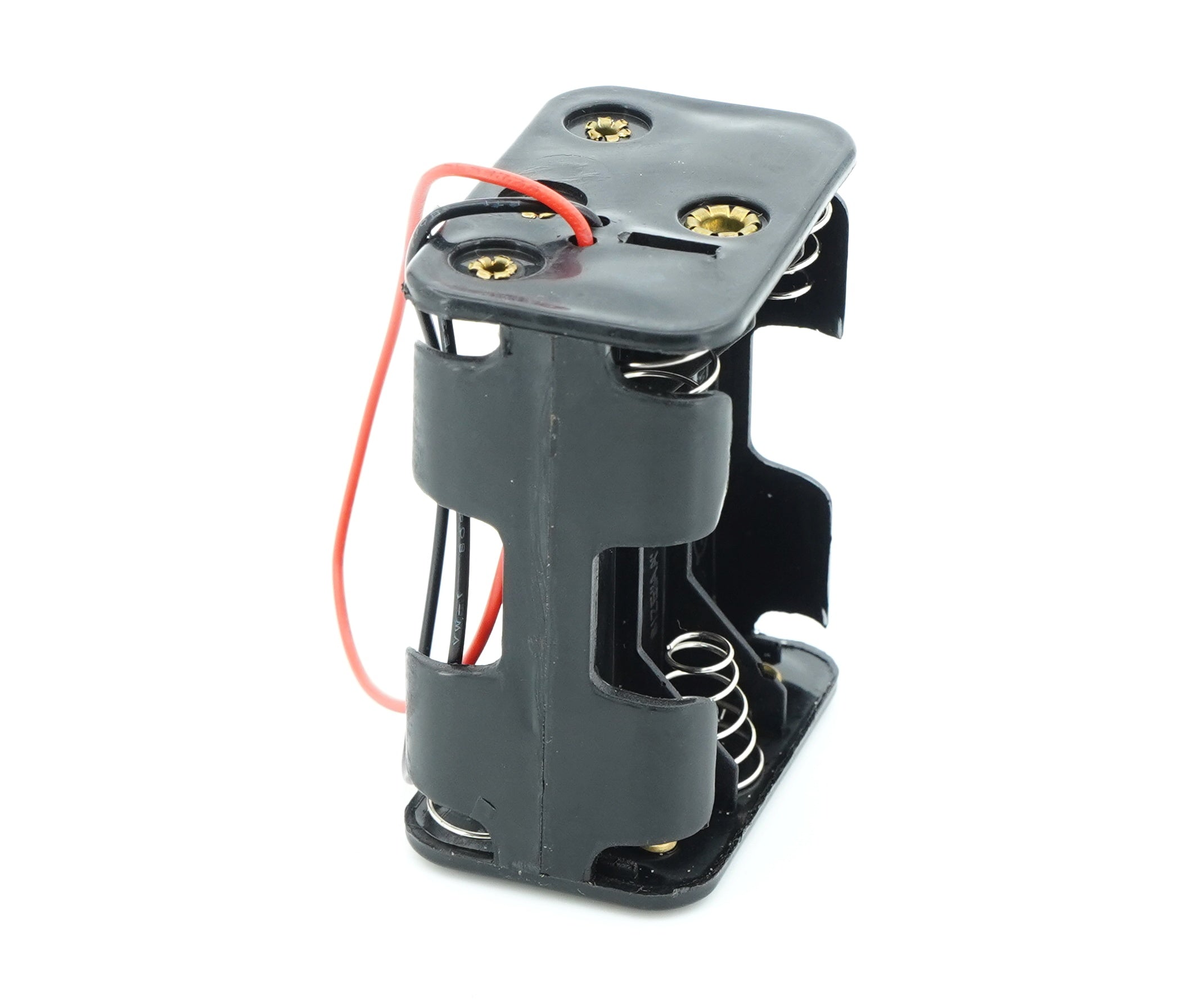 6 x 1.5V AA Battery Case Connector - Front-Back