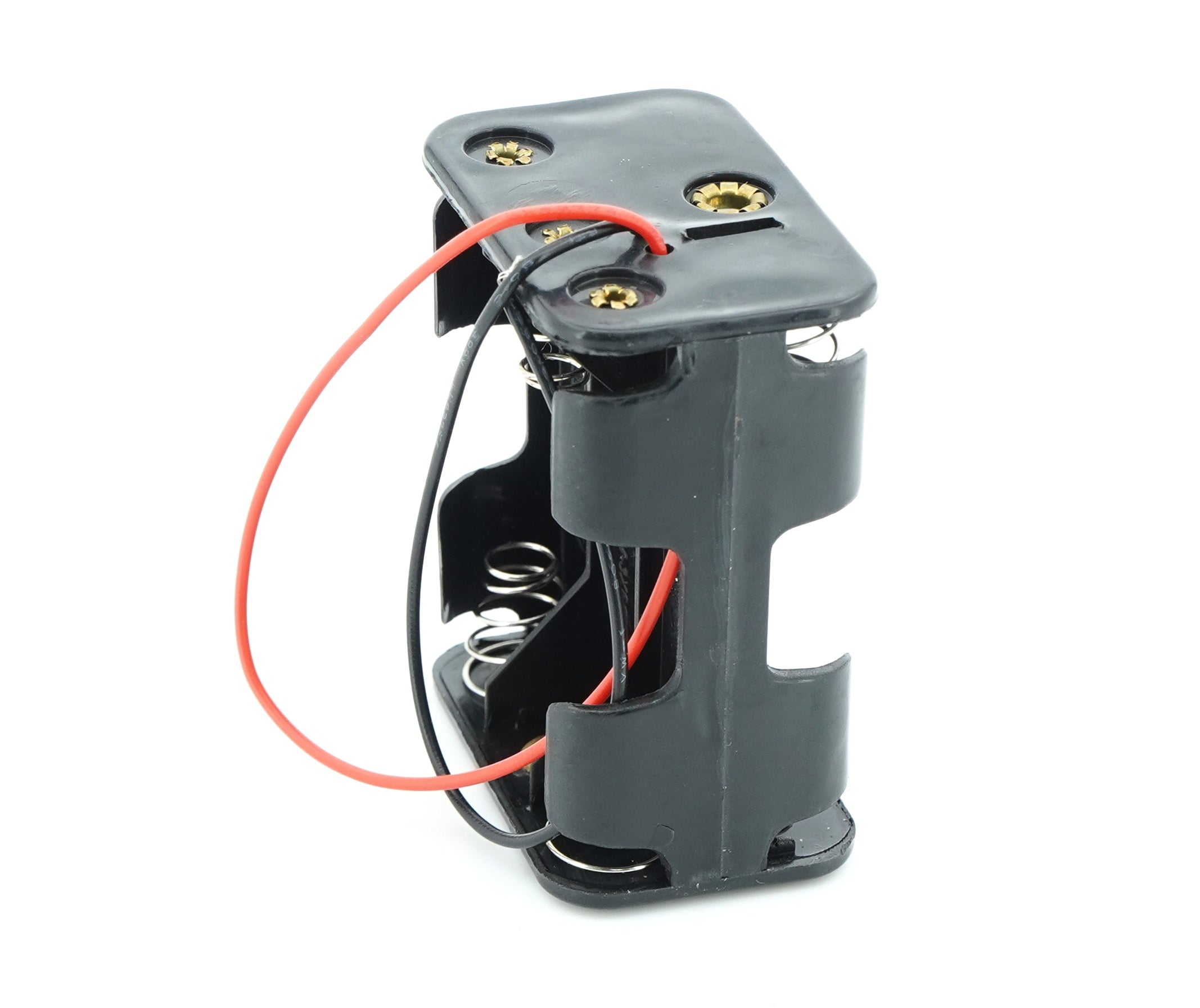 6 x 1.5V AA Battery Case Connector - Front-Back