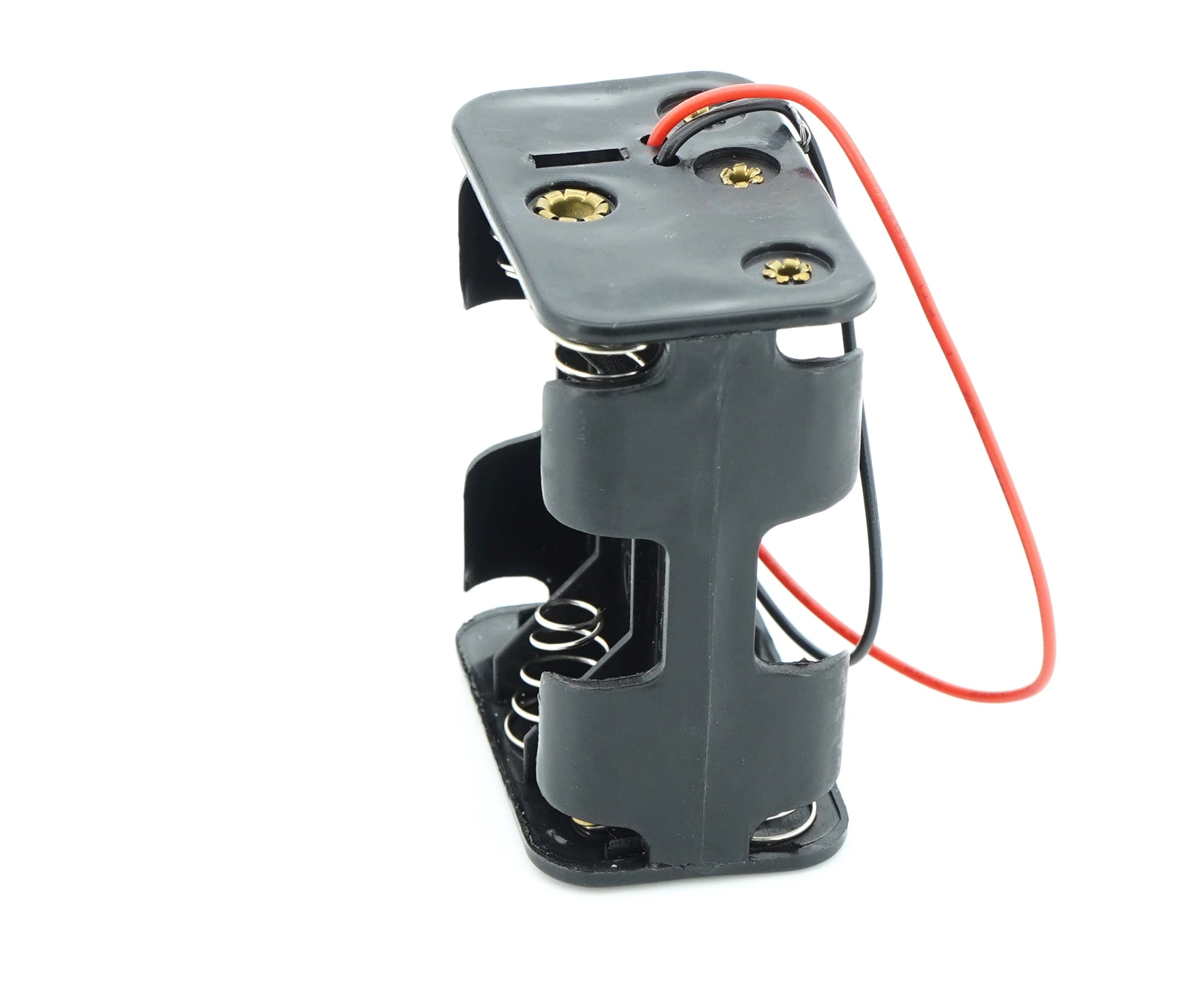 6 x 1.5V AA Battery Case Connector - Front-Back