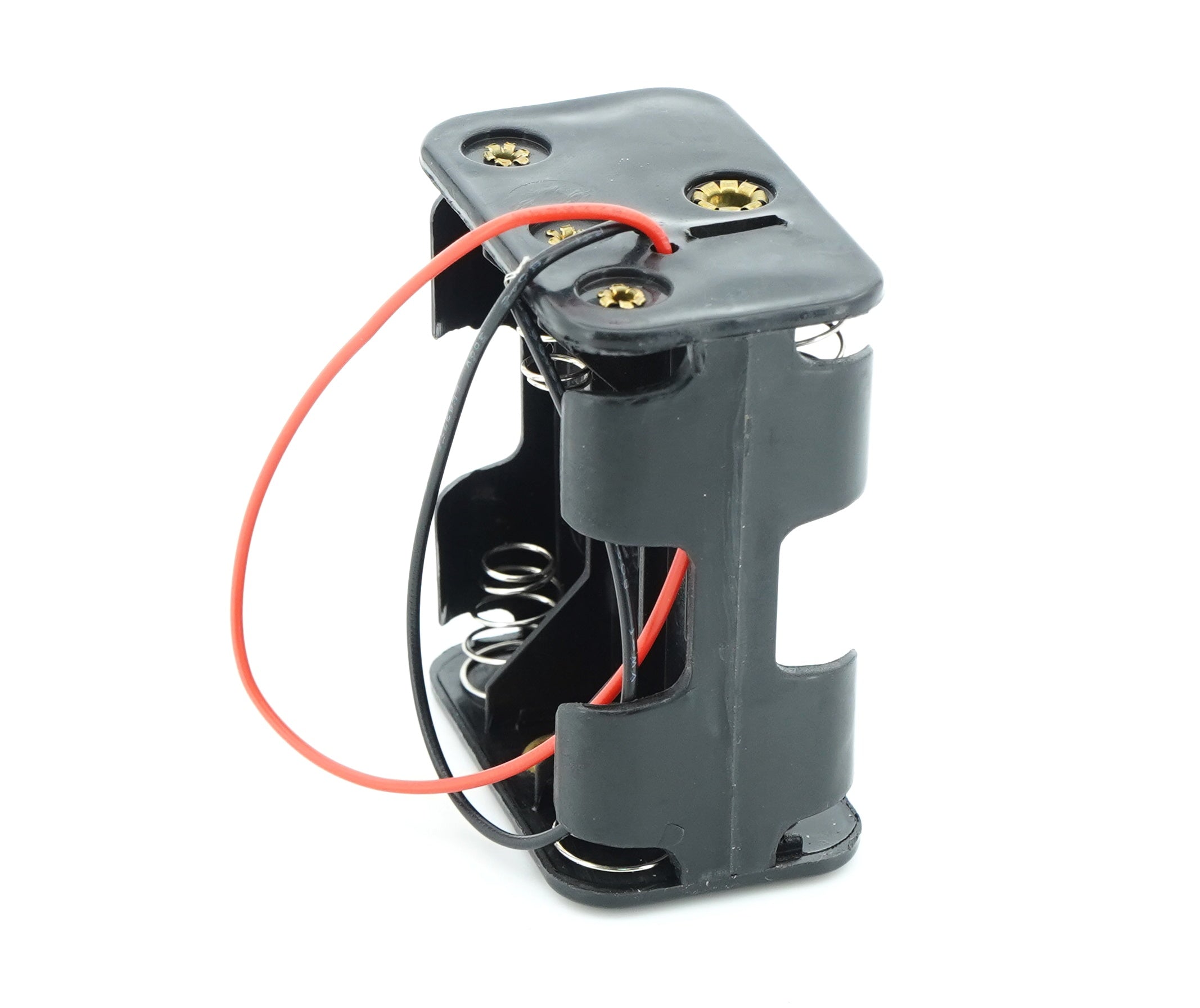 6 x 1.5V AA Battery Case Connector - Front-Back