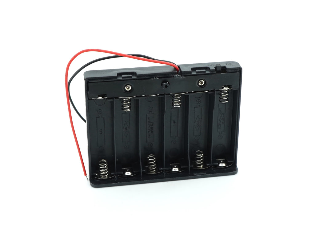 6 x 1.5V AA Battery Case Connector with Cover