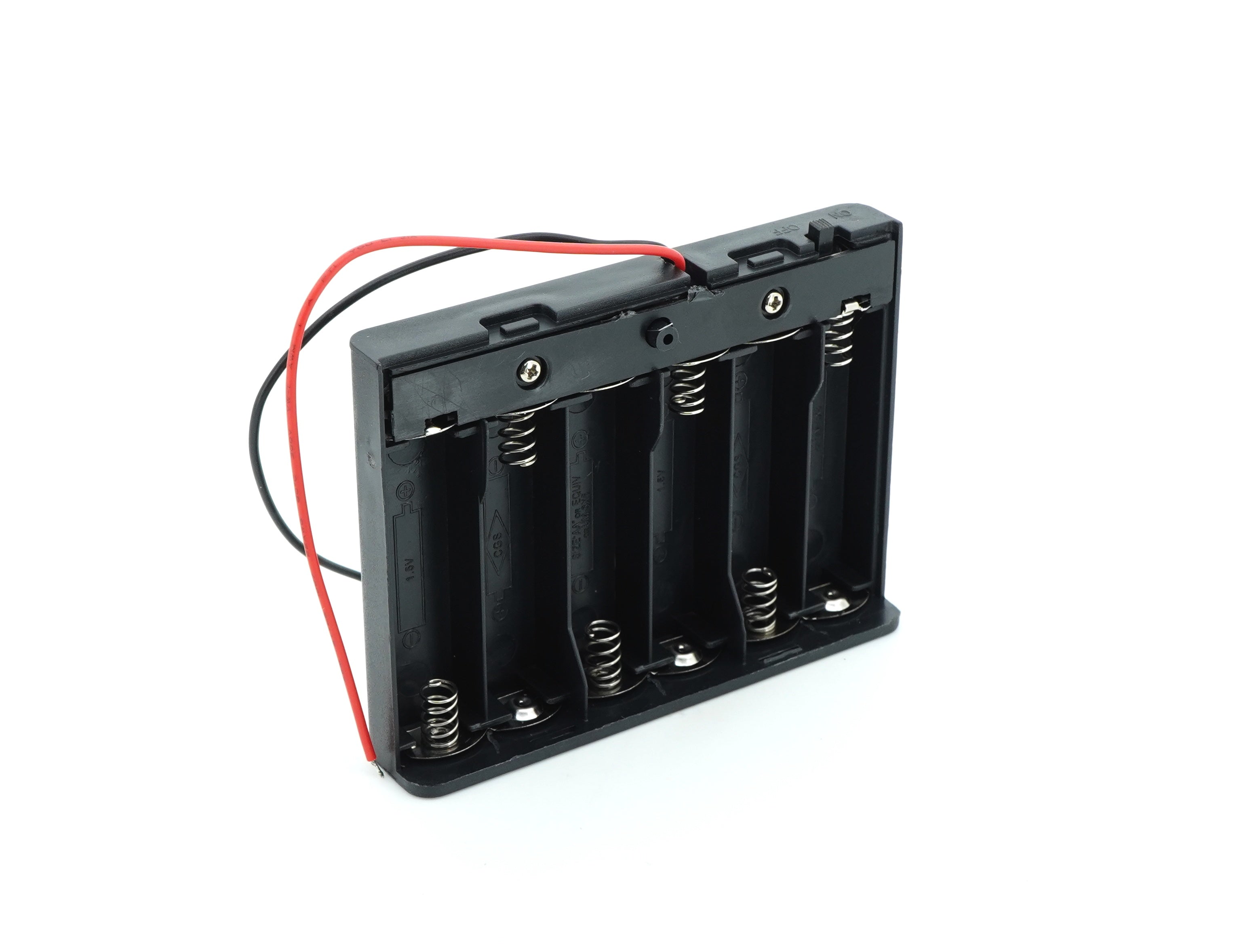 6 x 1.5V AA Battery Case Connector with Cover