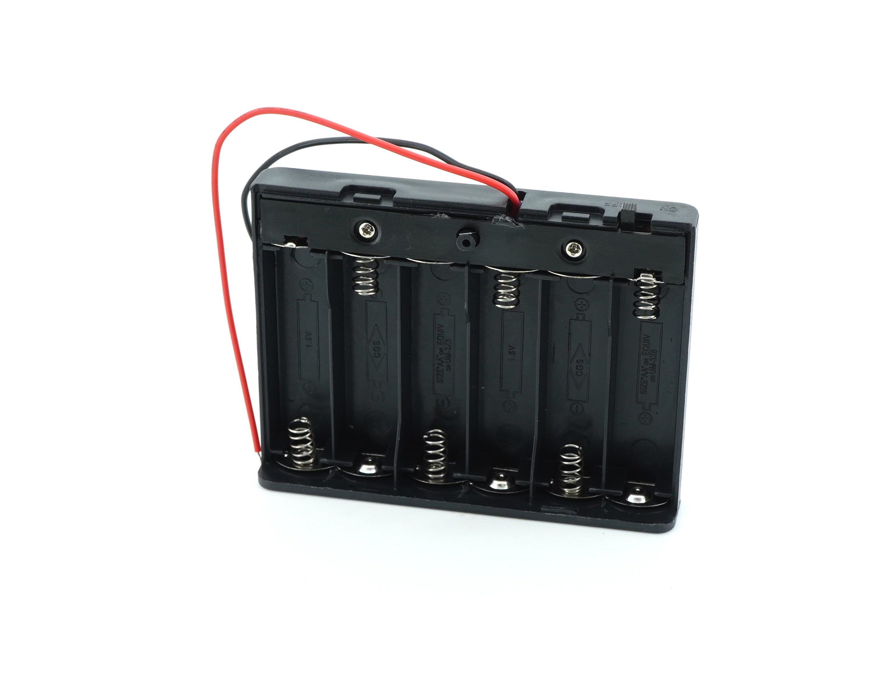 6 x 1.5V AA Battery Case Connector with Cover