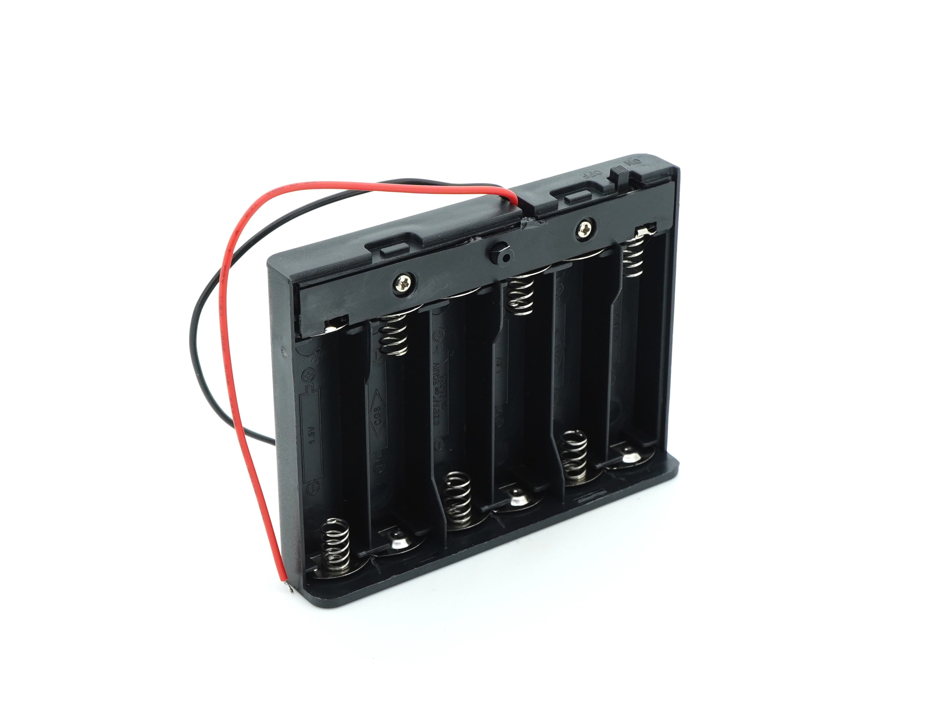 6 x 1.5V AA Battery Case Connector with Cover
