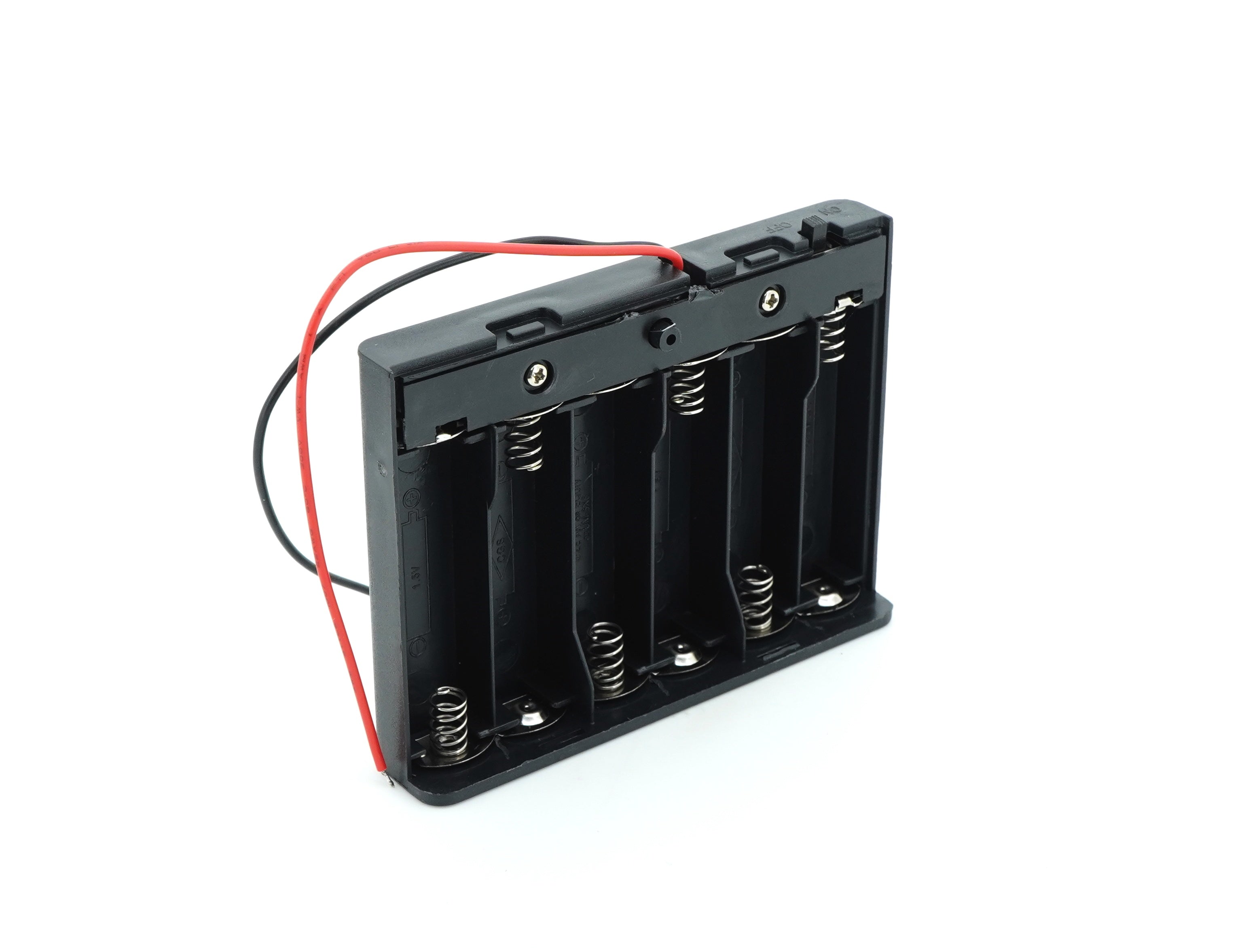 6 x 1.5V AA Battery Case Connector with Cover