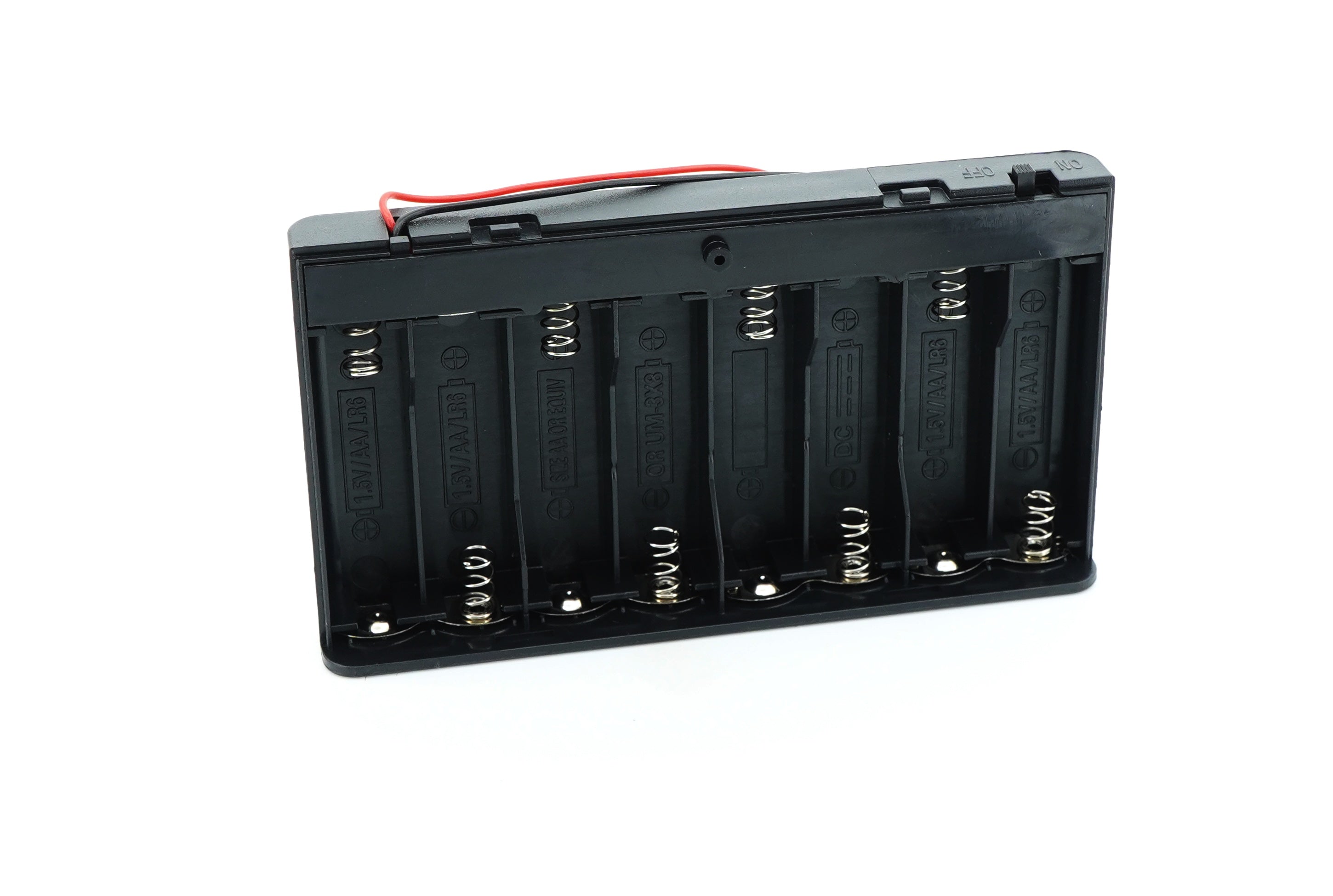 8 x 1.5V AA Battery Case Connector with Cover
